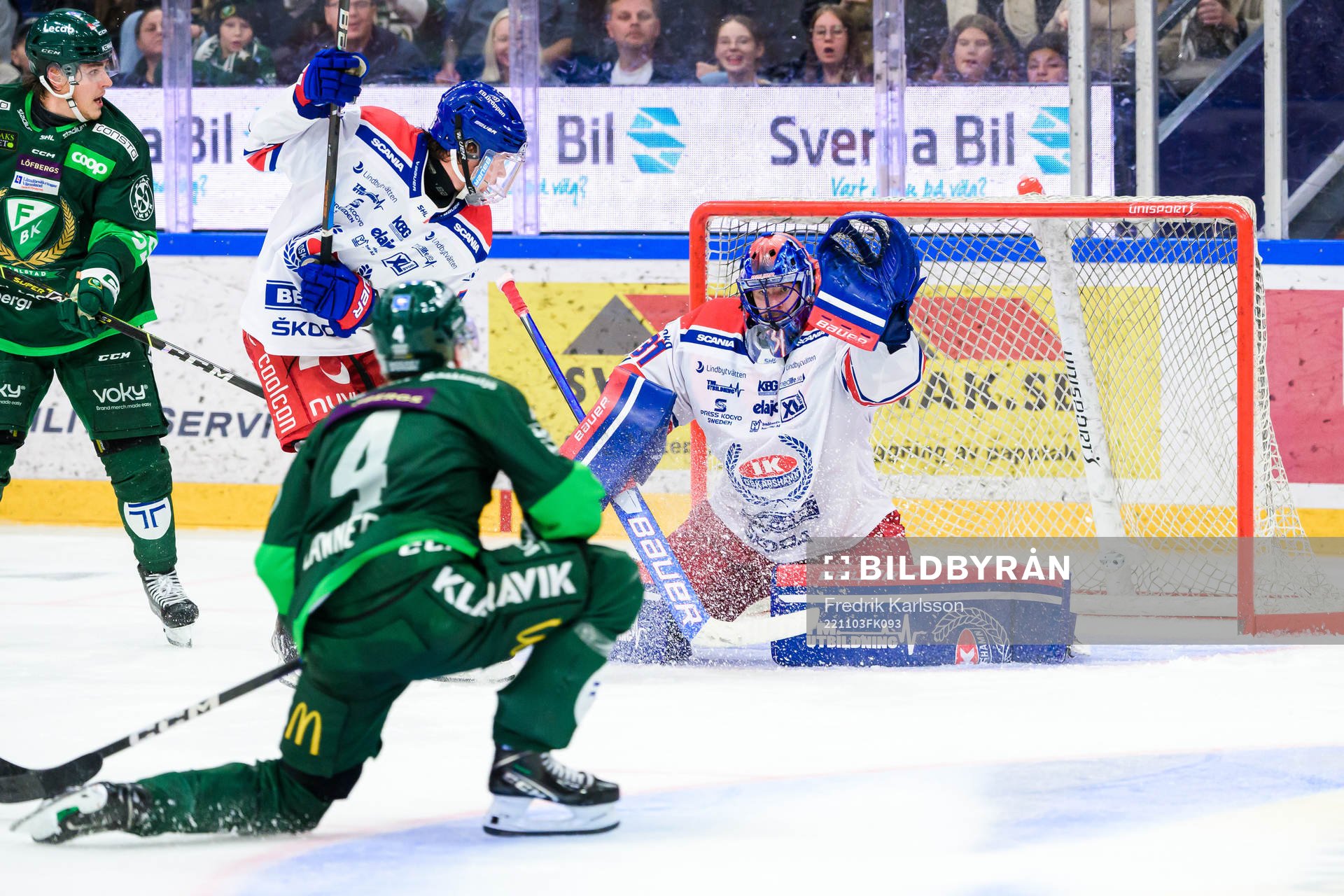 Oskarshamns målvakt Tim Juel