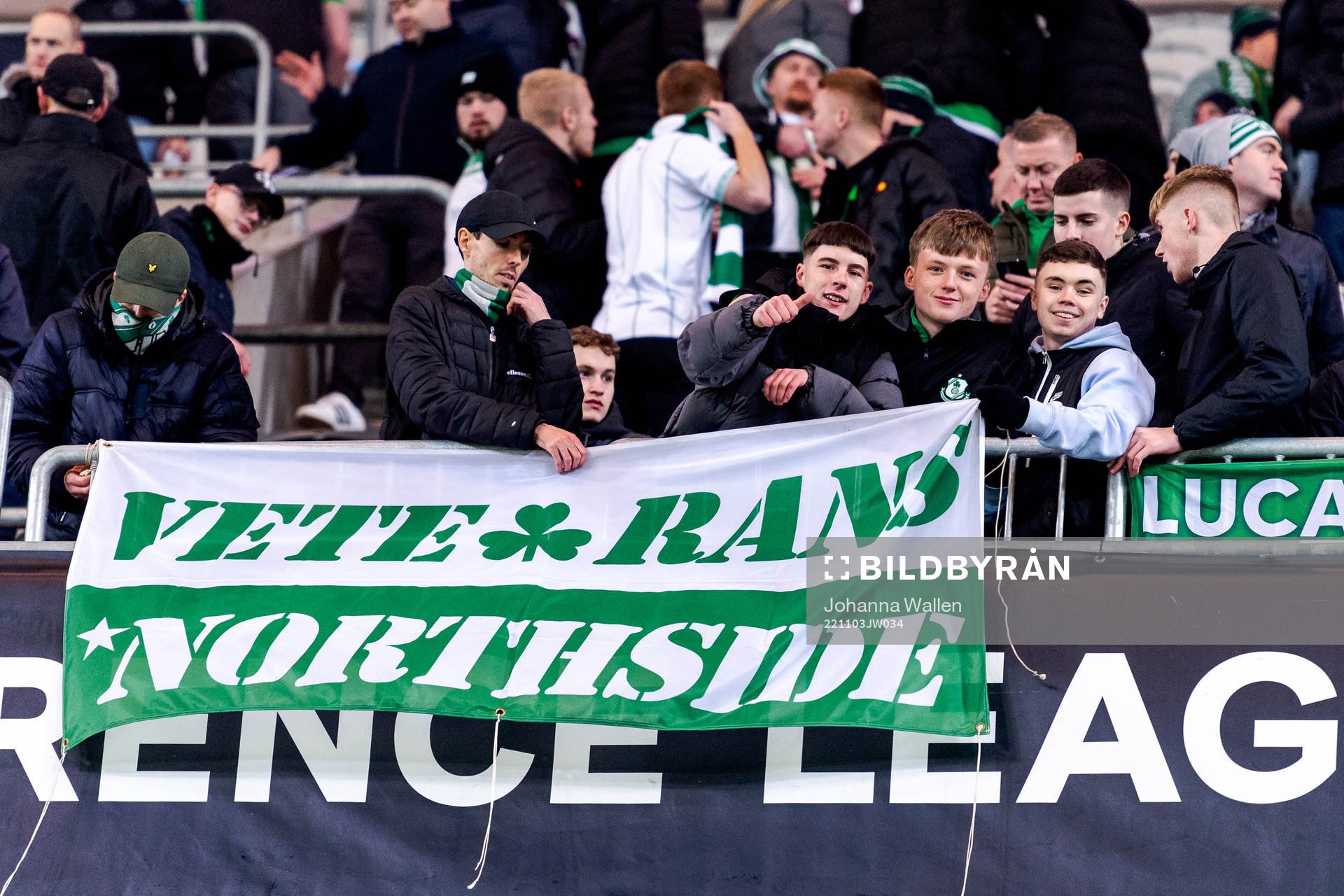 Supporters of Shamrock Rovers