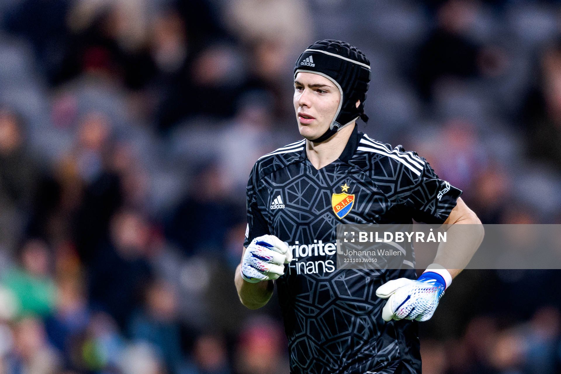 Goalkeeper Jacob Widell Zetterström of Djurgården