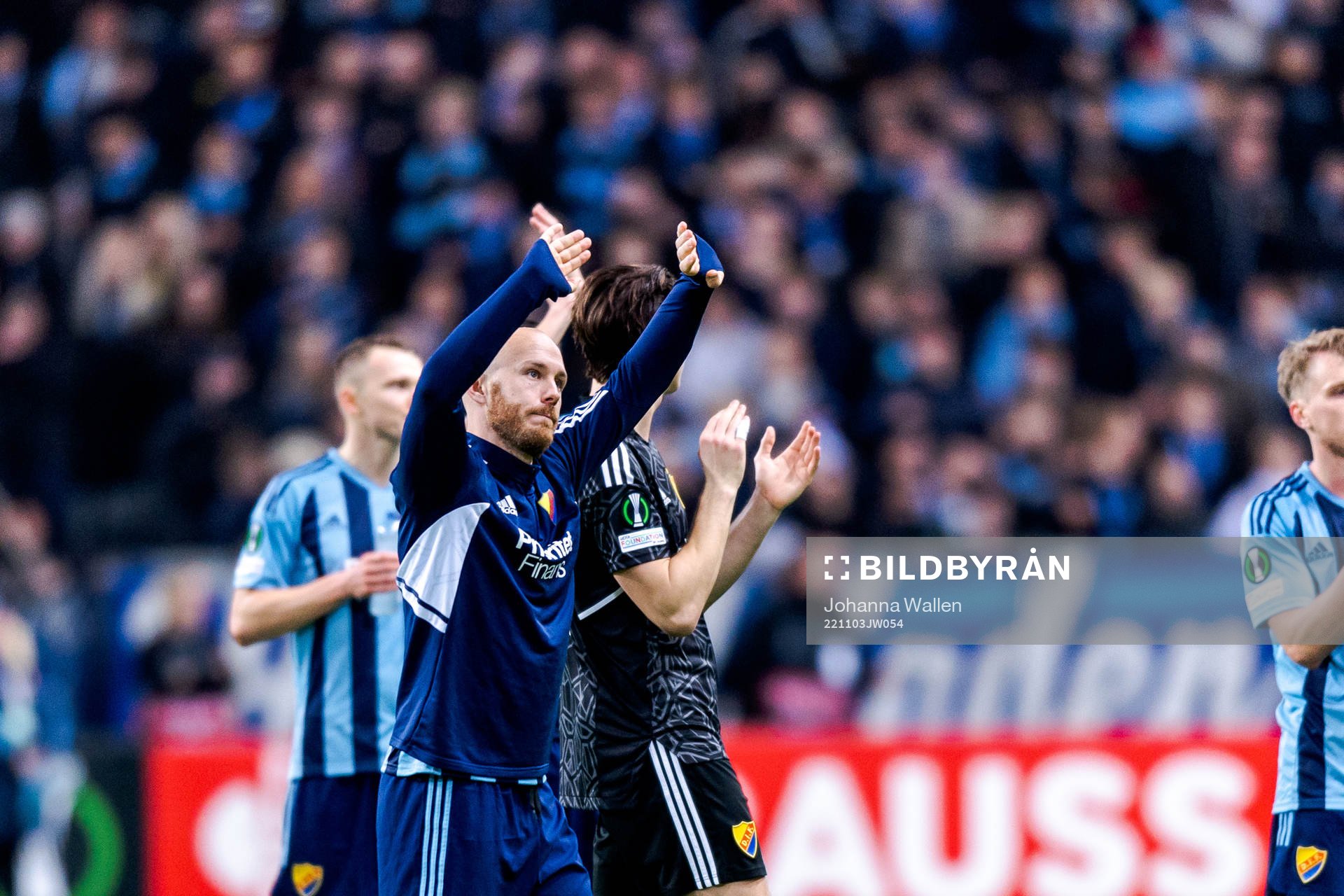 Magnus Eriksson of Djurgården celebrates