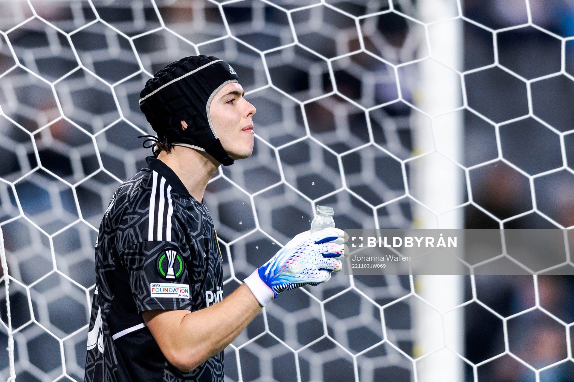 Goalkeeper Jacob Widell Zetterström of Djurgården