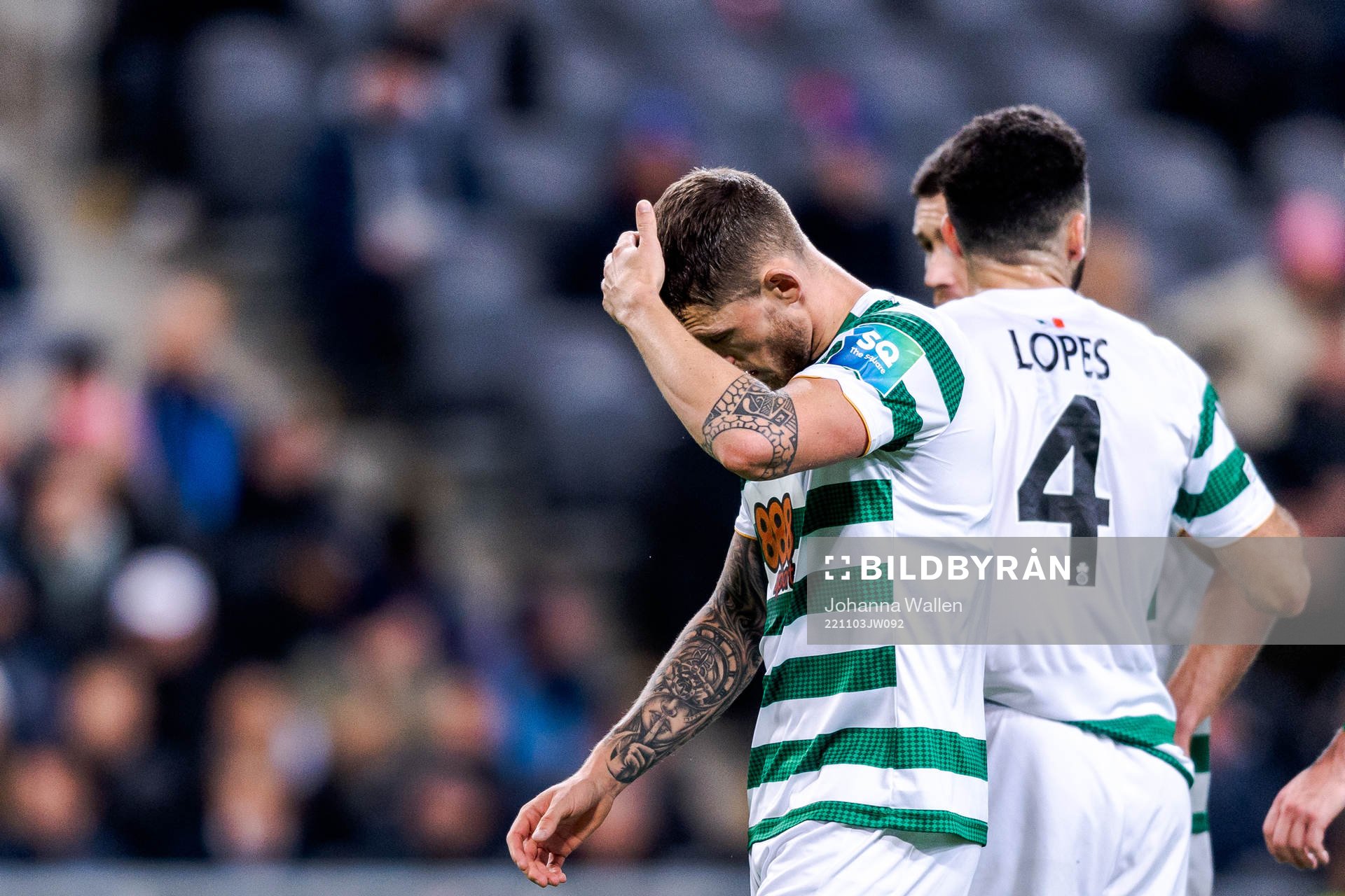 Lee Grace of Shamrock Rovers looks dejected