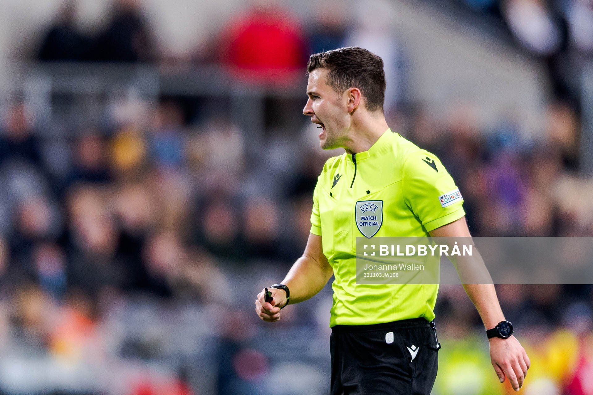 Referee Nicholas Walsh