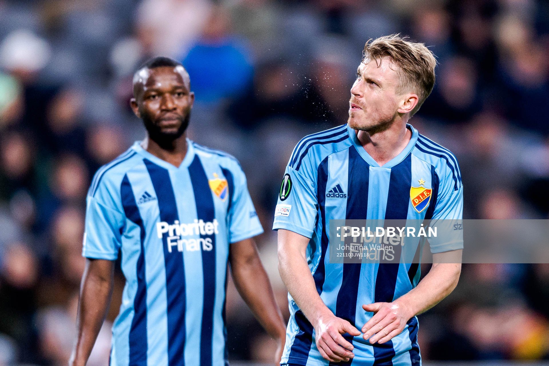 Rasmus Schuller looks dejected