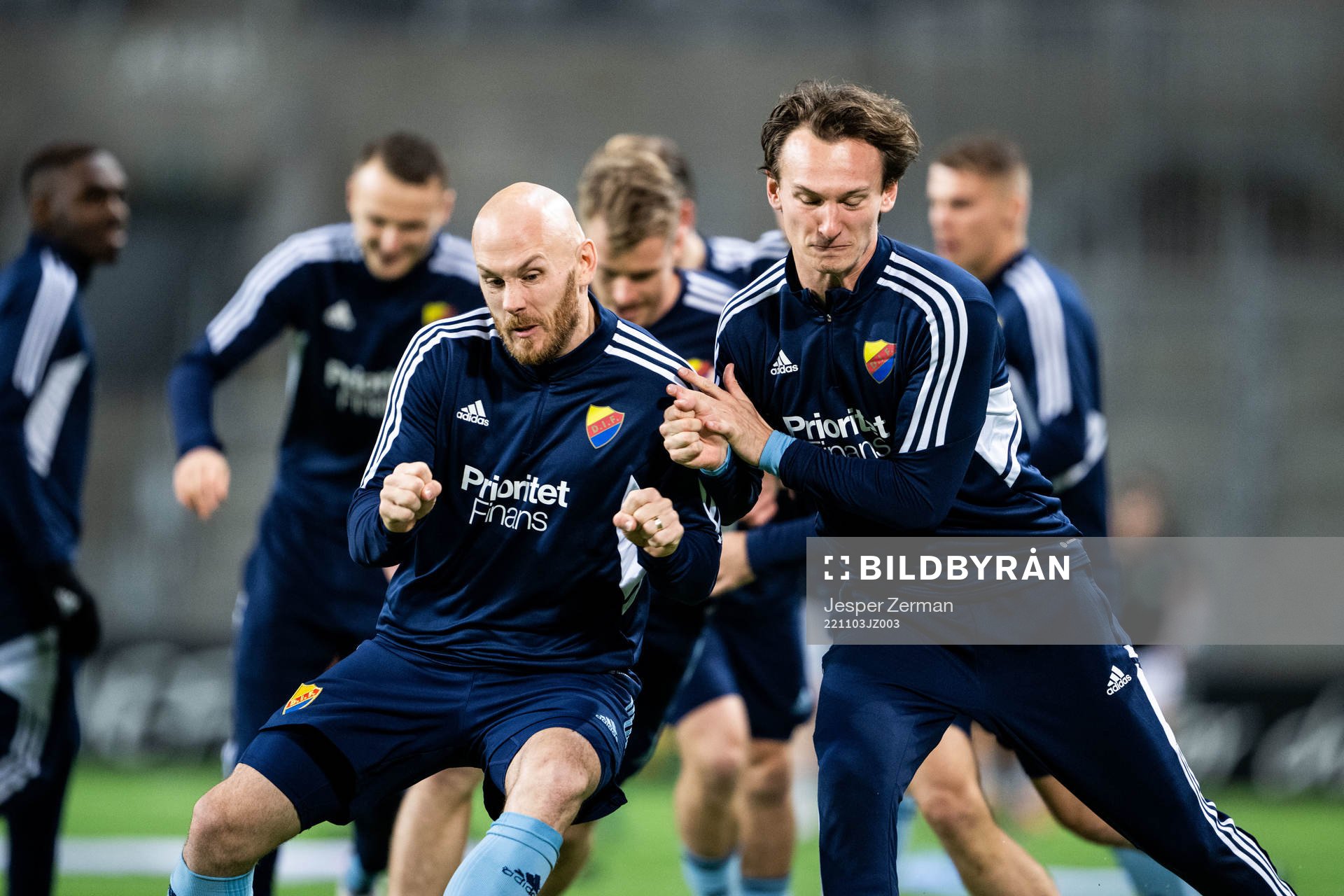 Magnus Eriksson and Hjalmar Ekdal of Djurgården
