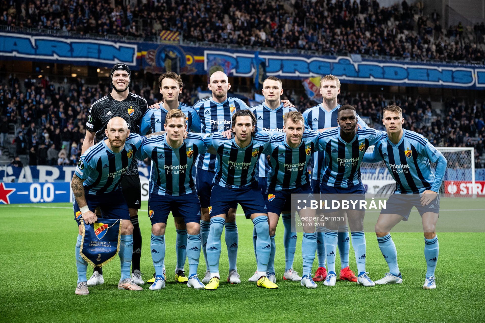 The starting eleven of Djurgården
