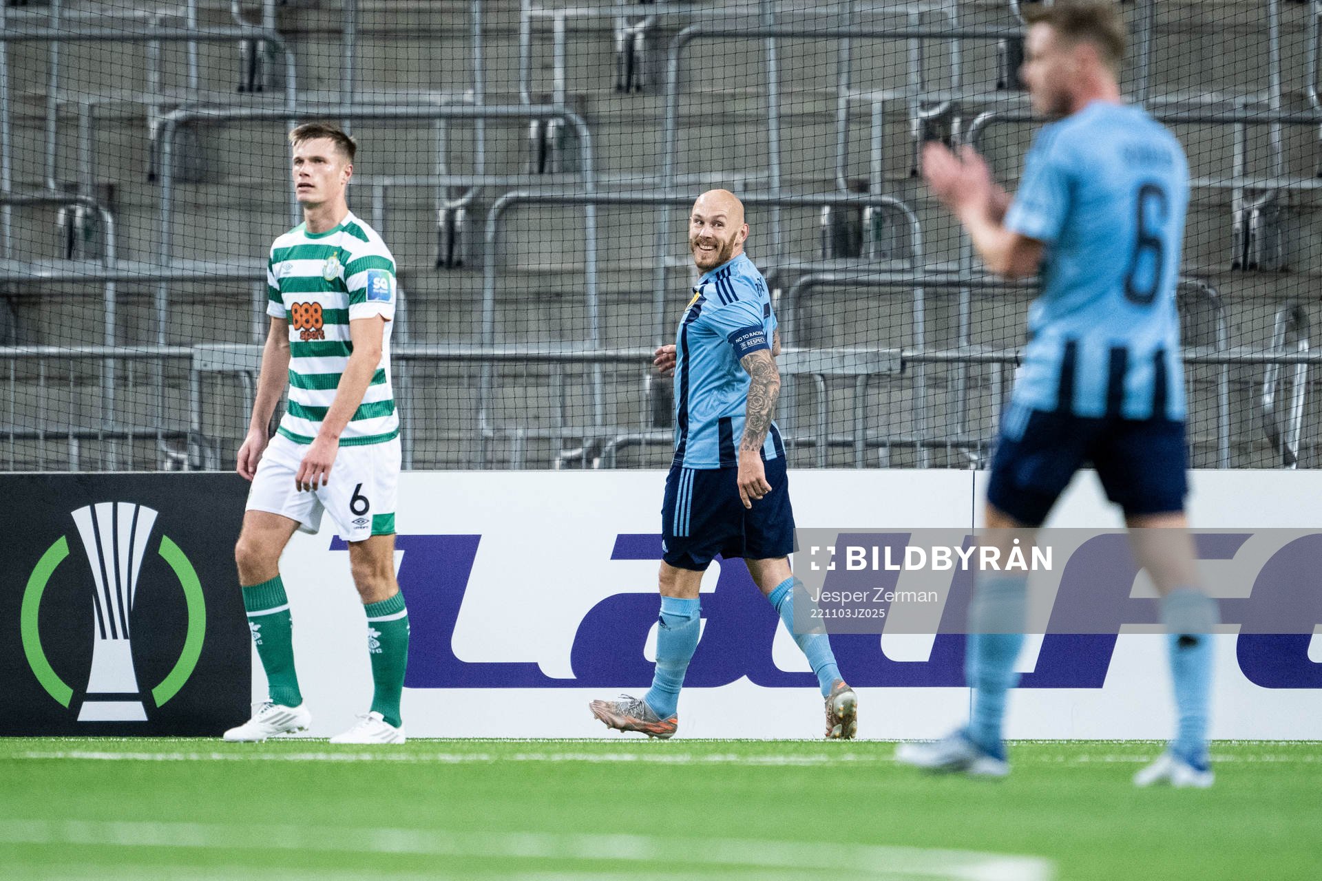 Magnus Eriksson of Djurgården celebrates