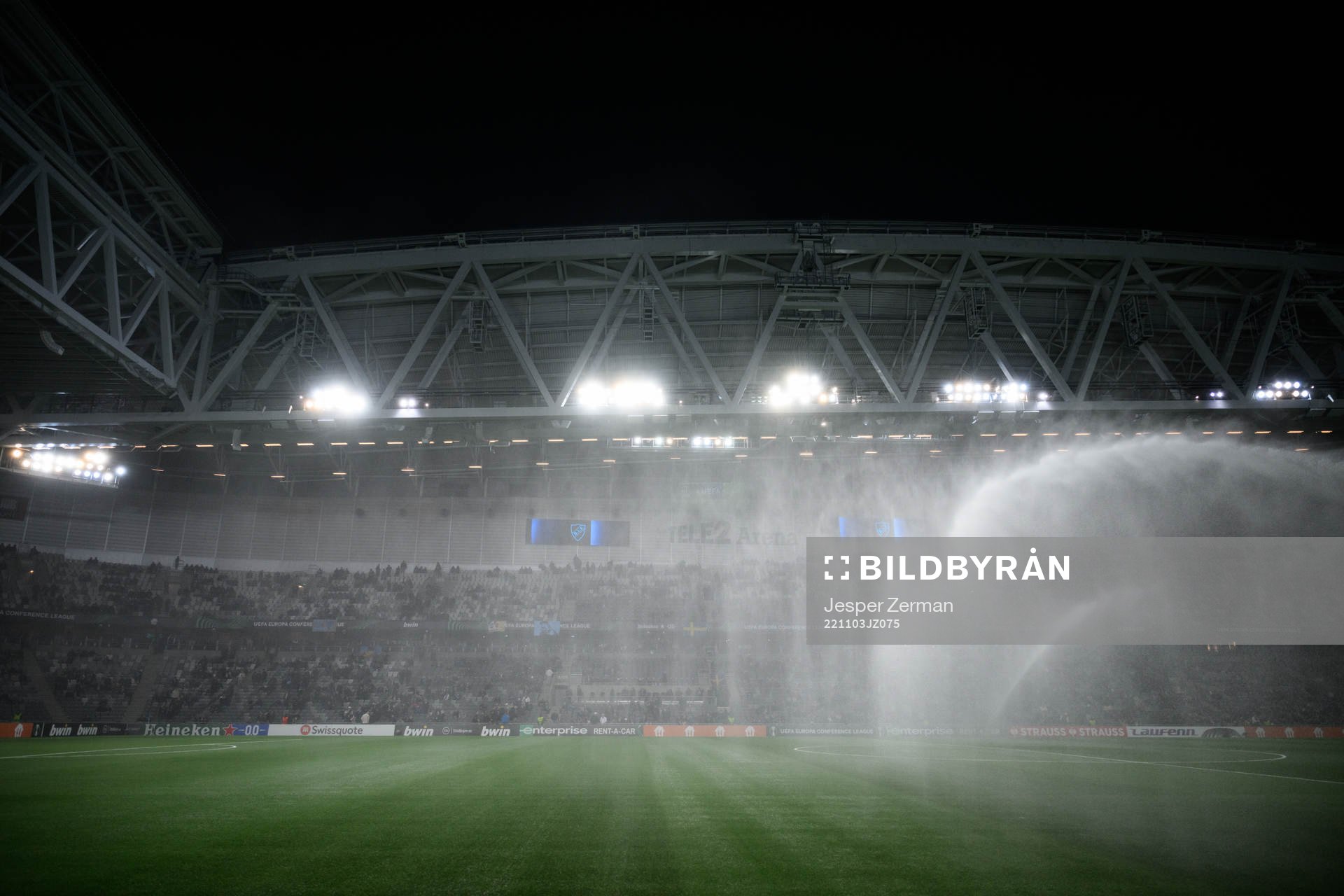 Interior view of Tele2 Arena