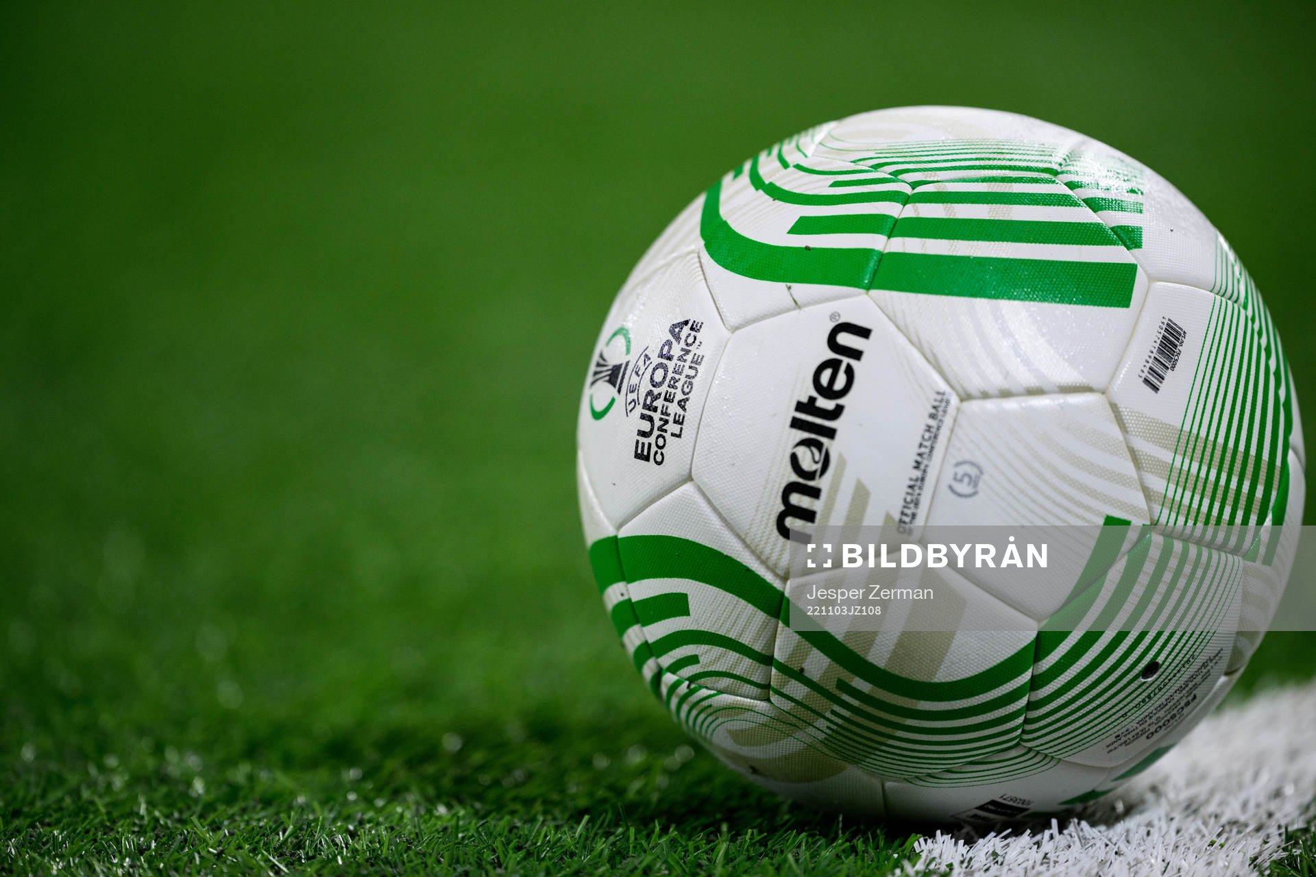 The official match ball of UEFA Conference League
