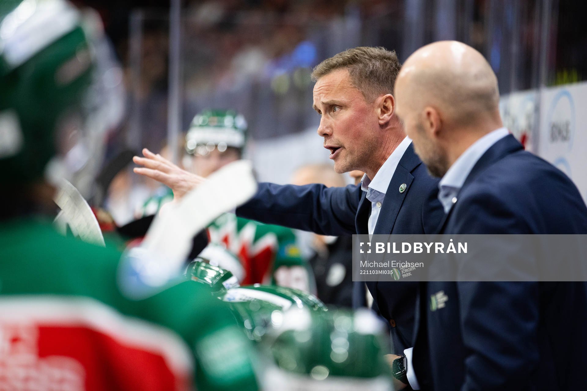 Frölundas tränare Roger Rönnberg