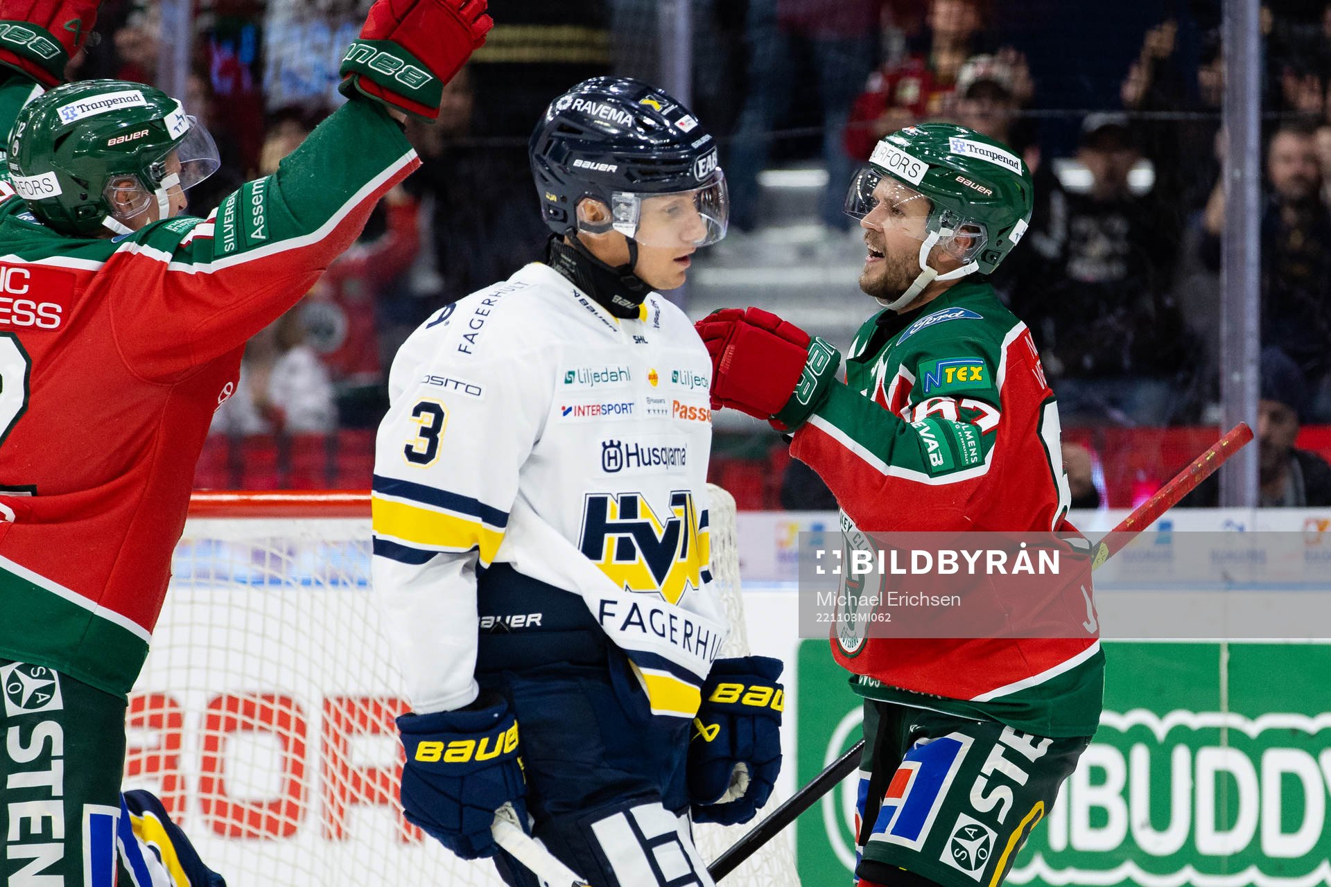 Frölundas Jacob Nilsson jublar