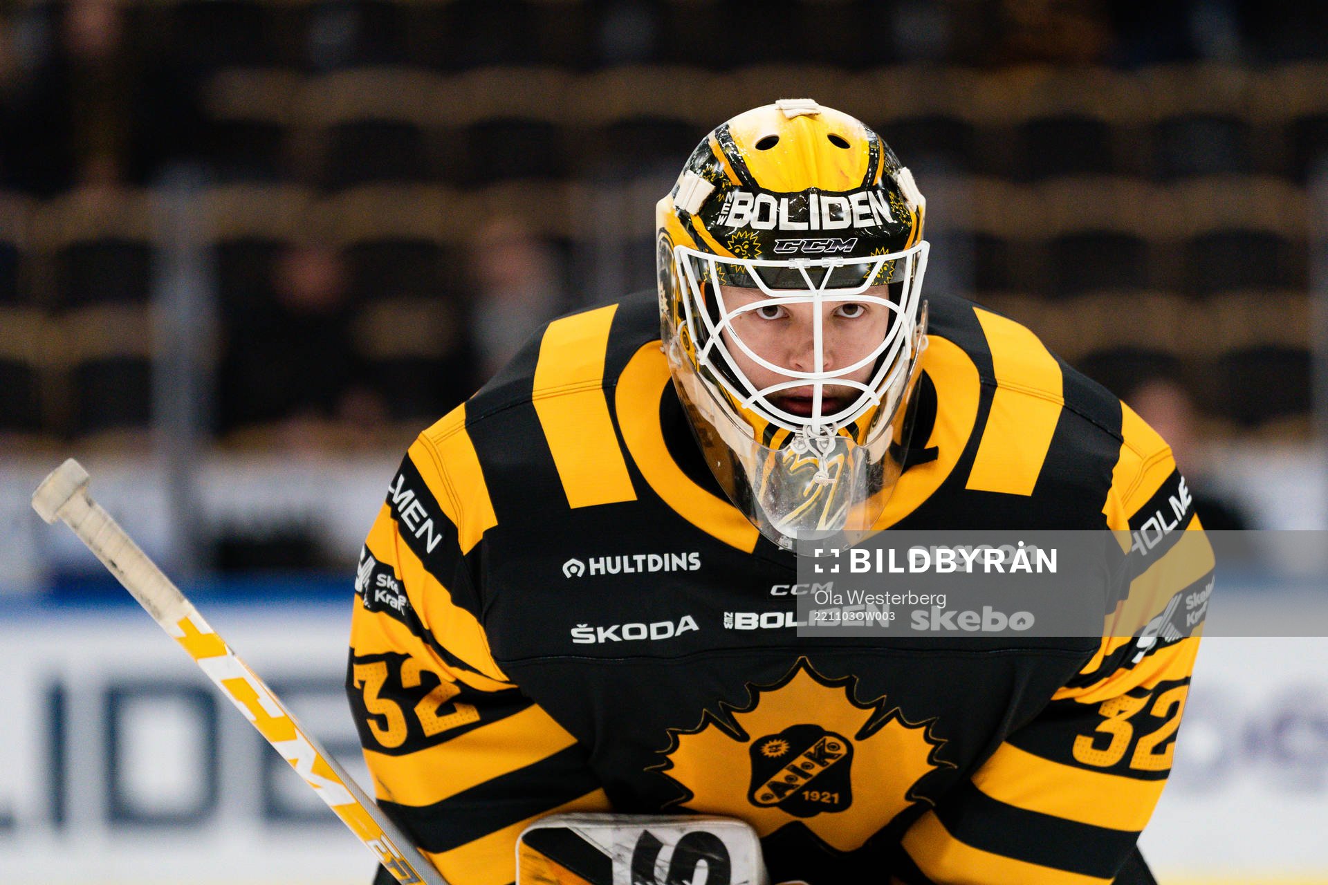 Skellefteås målvakt Linus Söderström