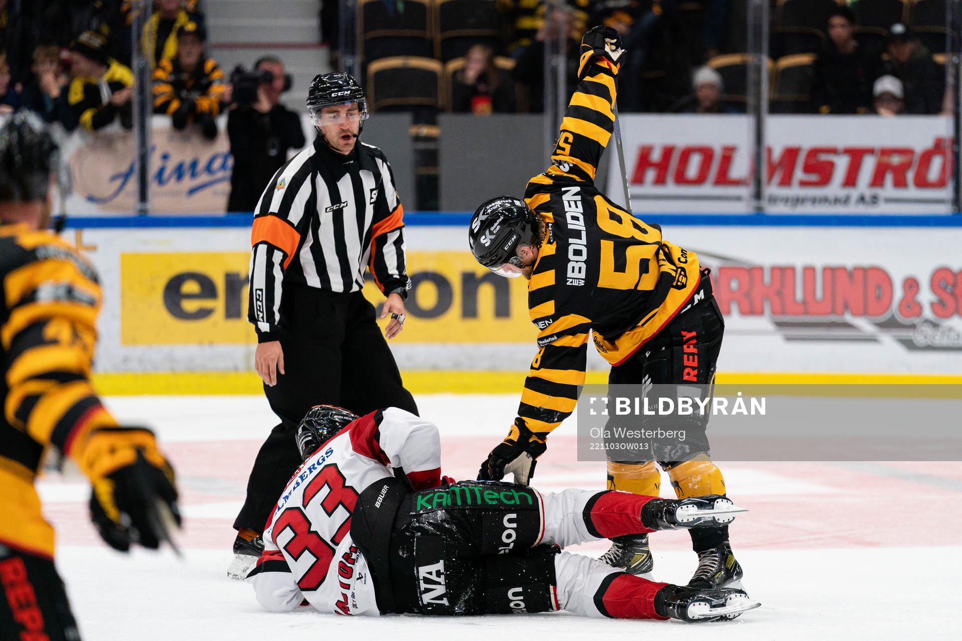 Örebros Christopher Mastomäki och Skellefteås Oskar