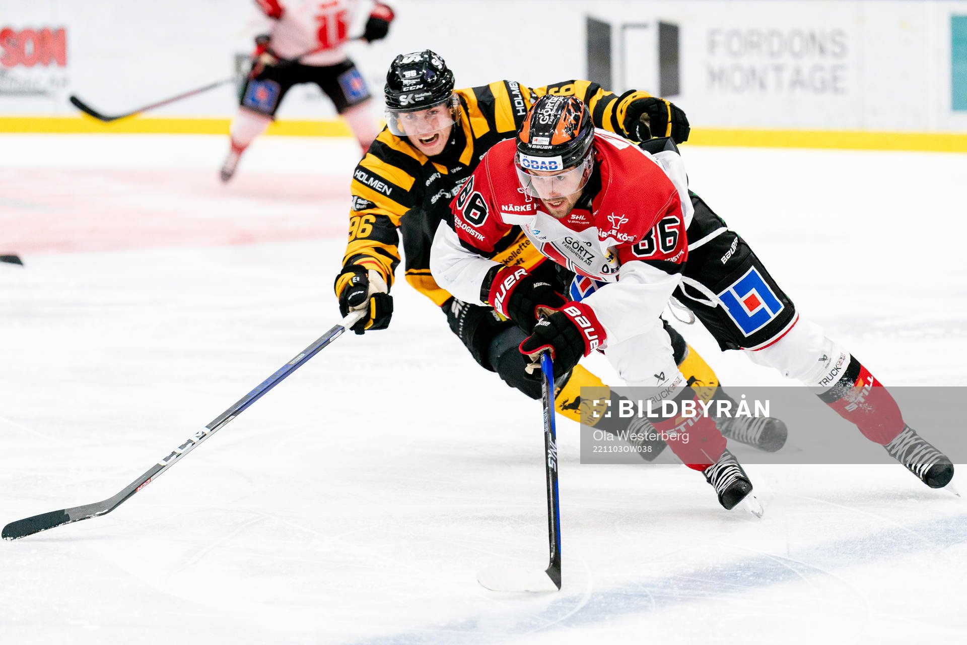 Örebros Mathias Bromé och Skellefteås Rickard Hugg