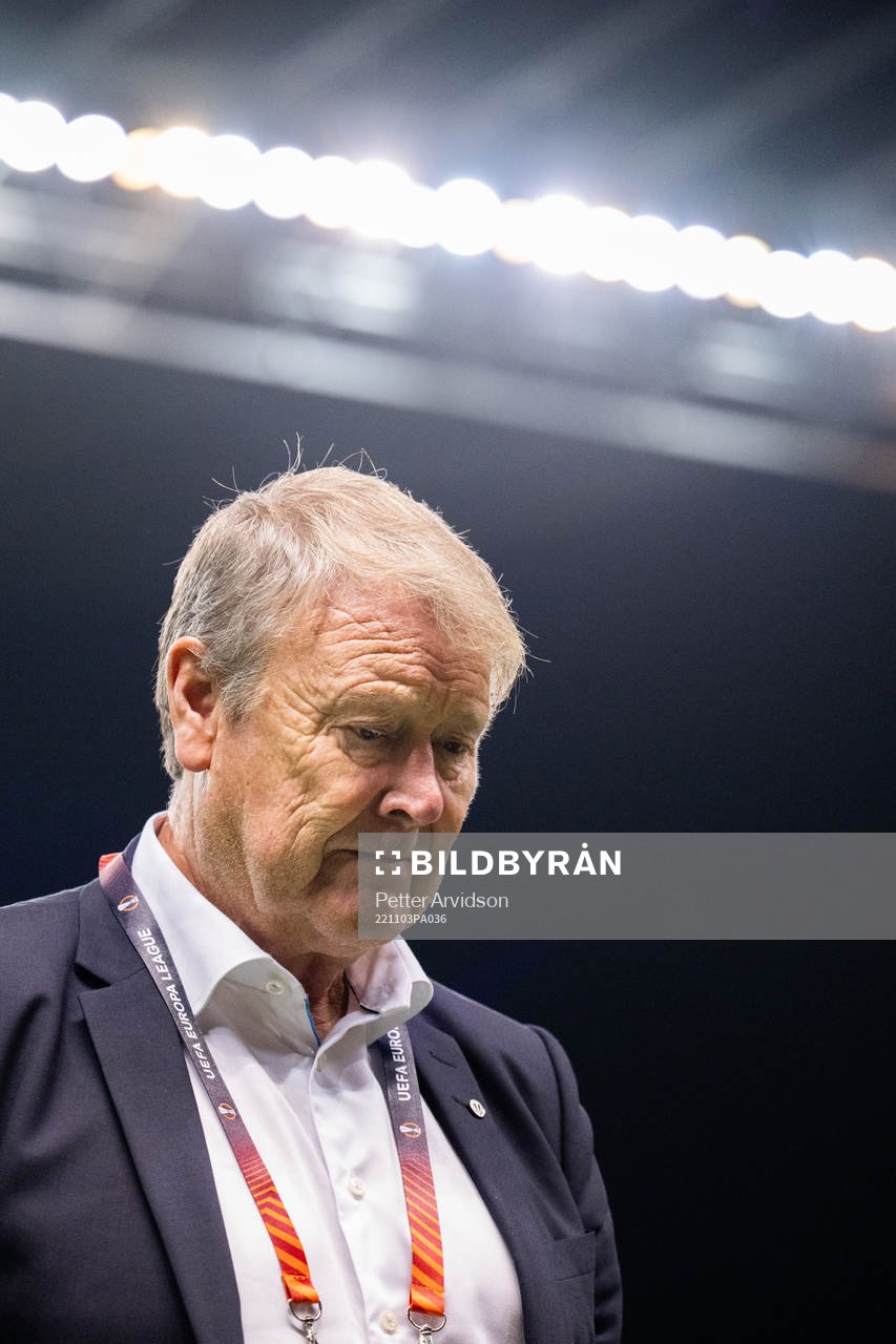 Head coach Åge Hareide of Malmö