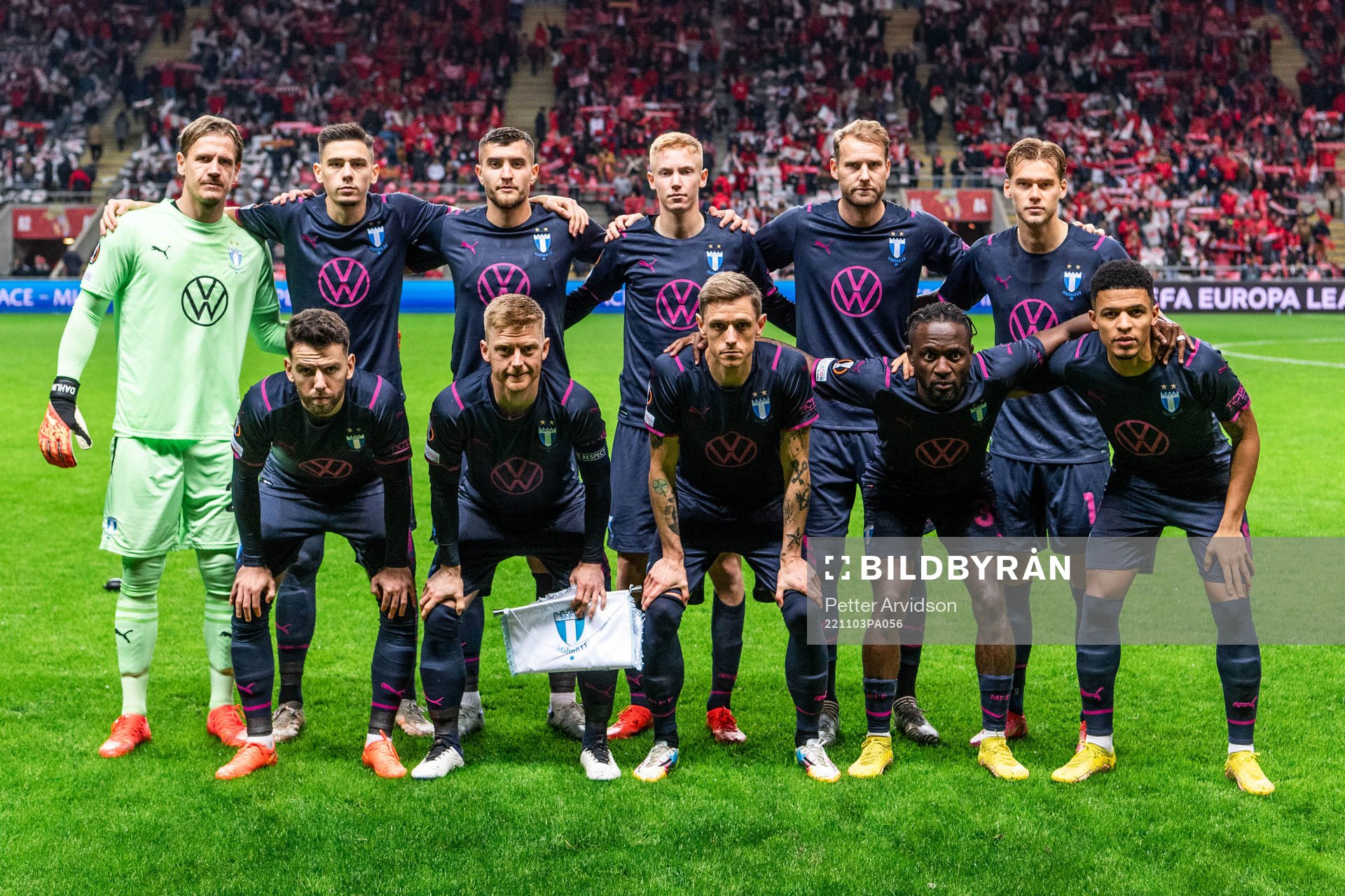 The starting eleven of Malmö FF