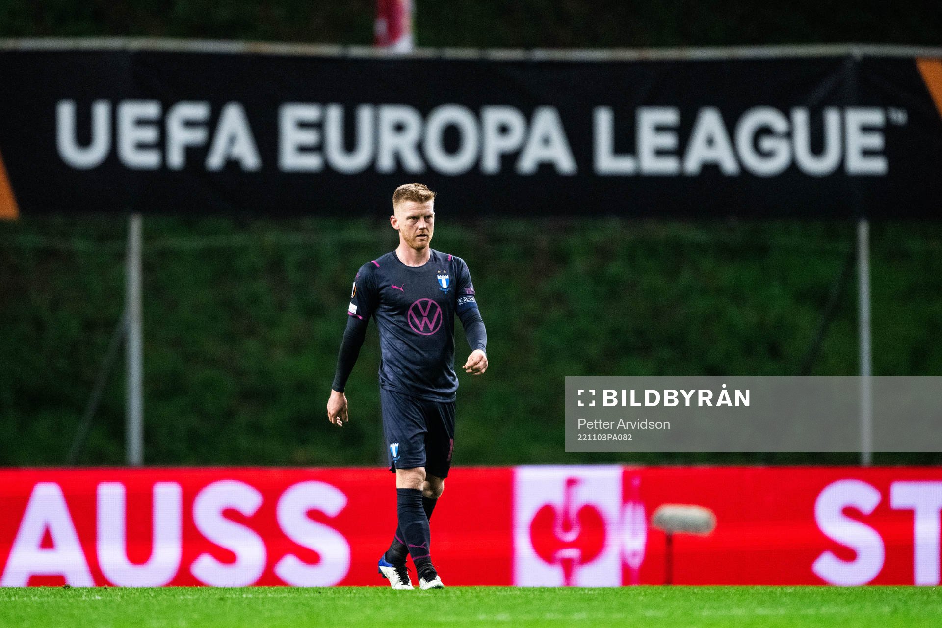 Anders Christiansen of Malmö FF looks dejected