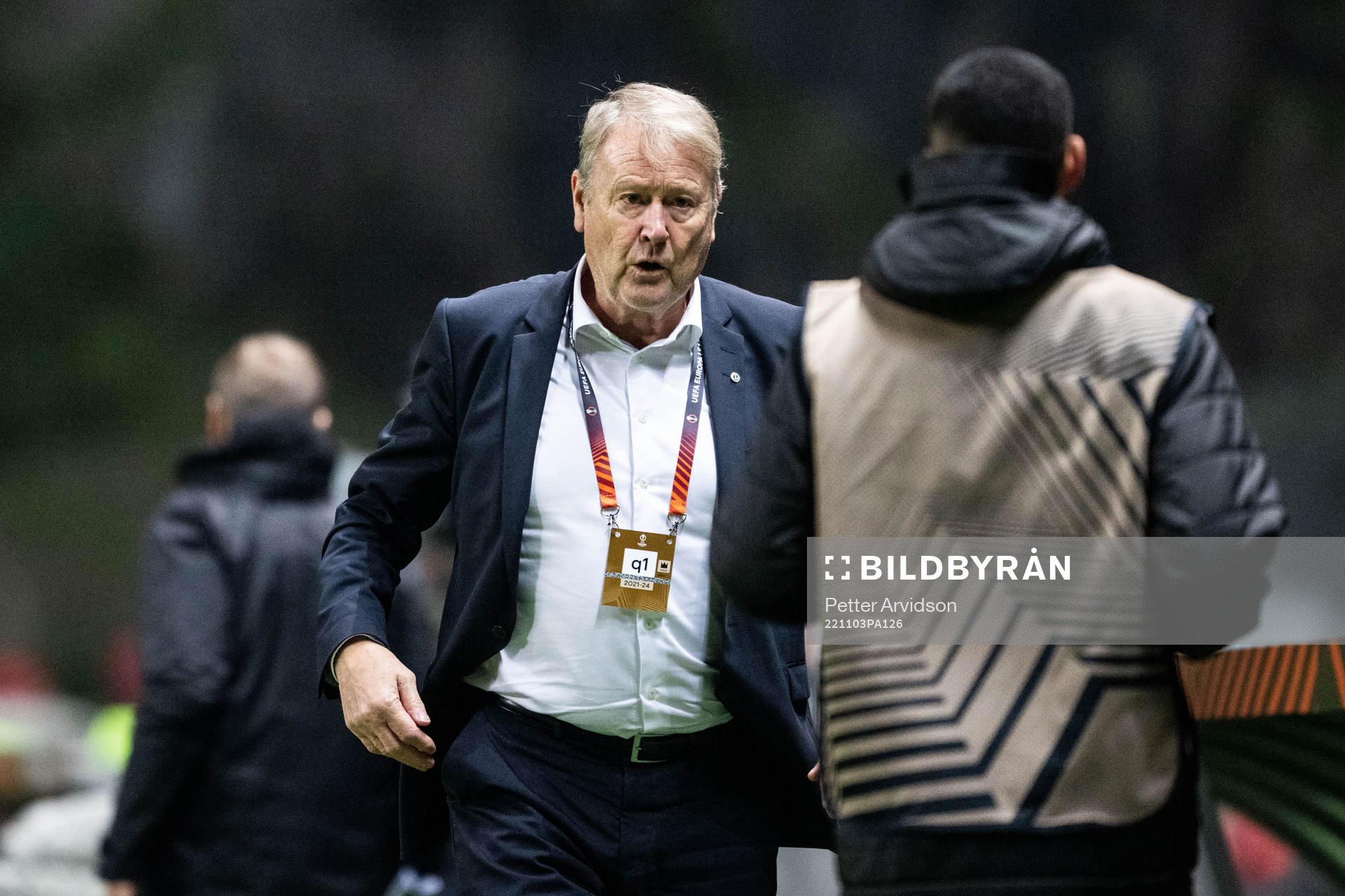 Head coach Åge Hareide of Malmö FF