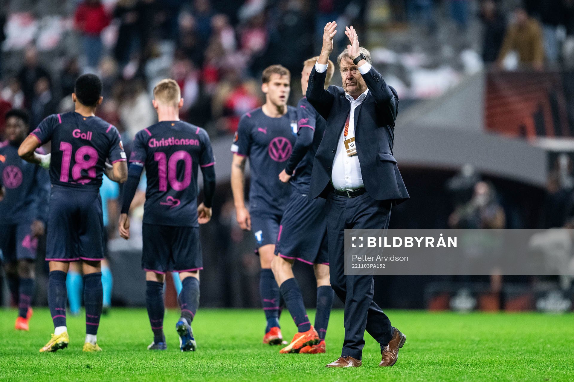 Head coach Åge Hareide of Malmö FF
