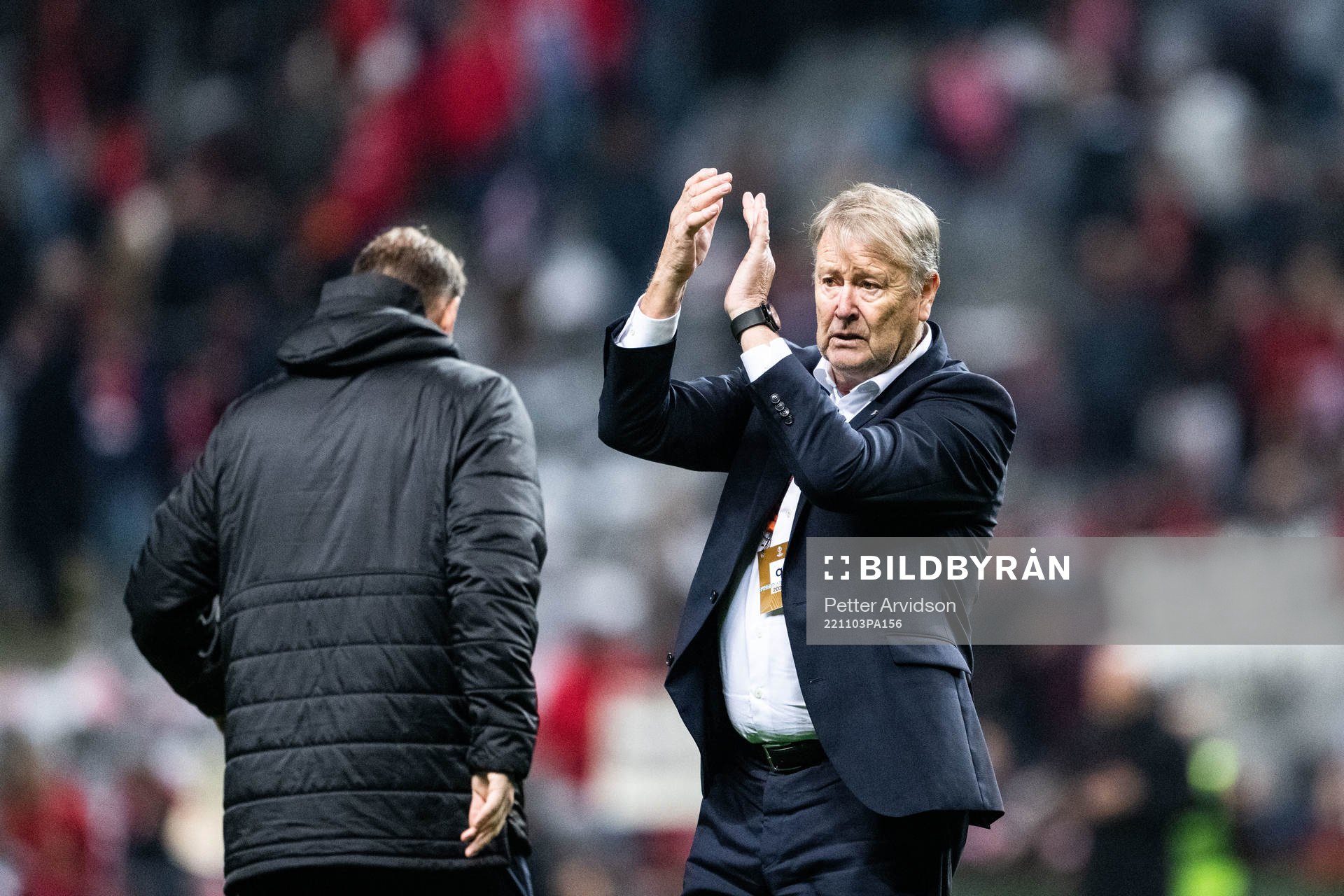 Head coach Åge Hareide of Malmö FF