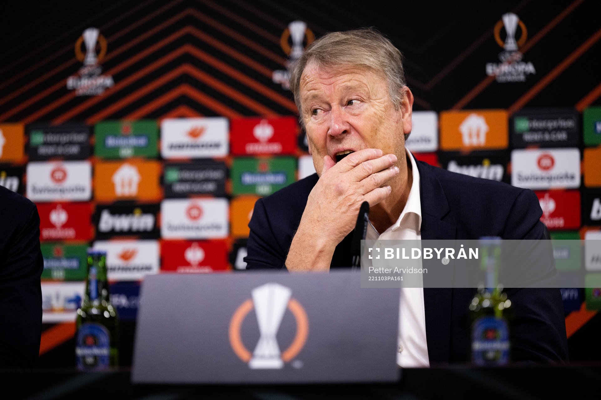 Head coach Åge Hareide of Malmö FF