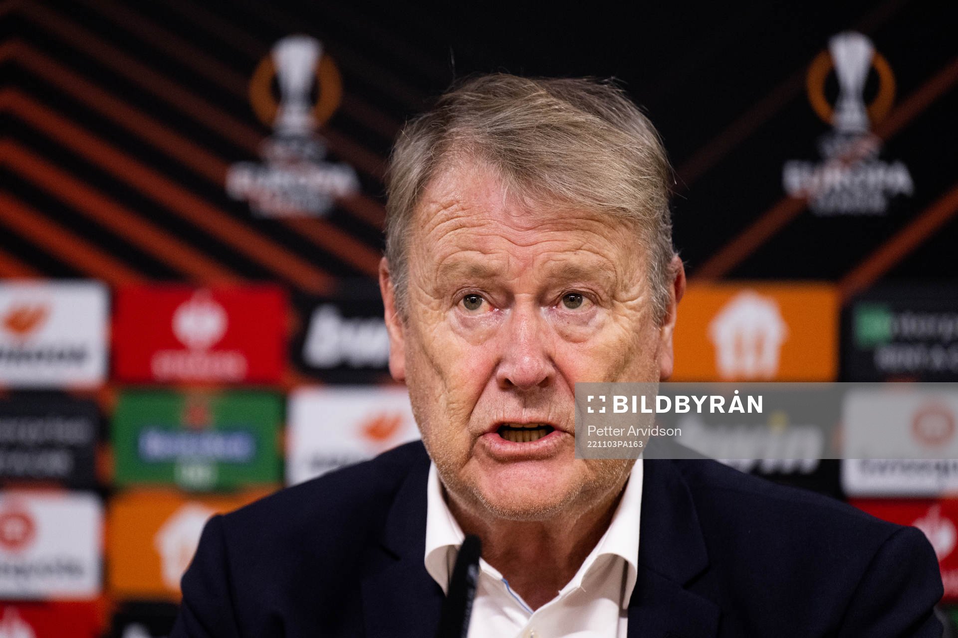 Head coach Åge Hareide of Malmö FF