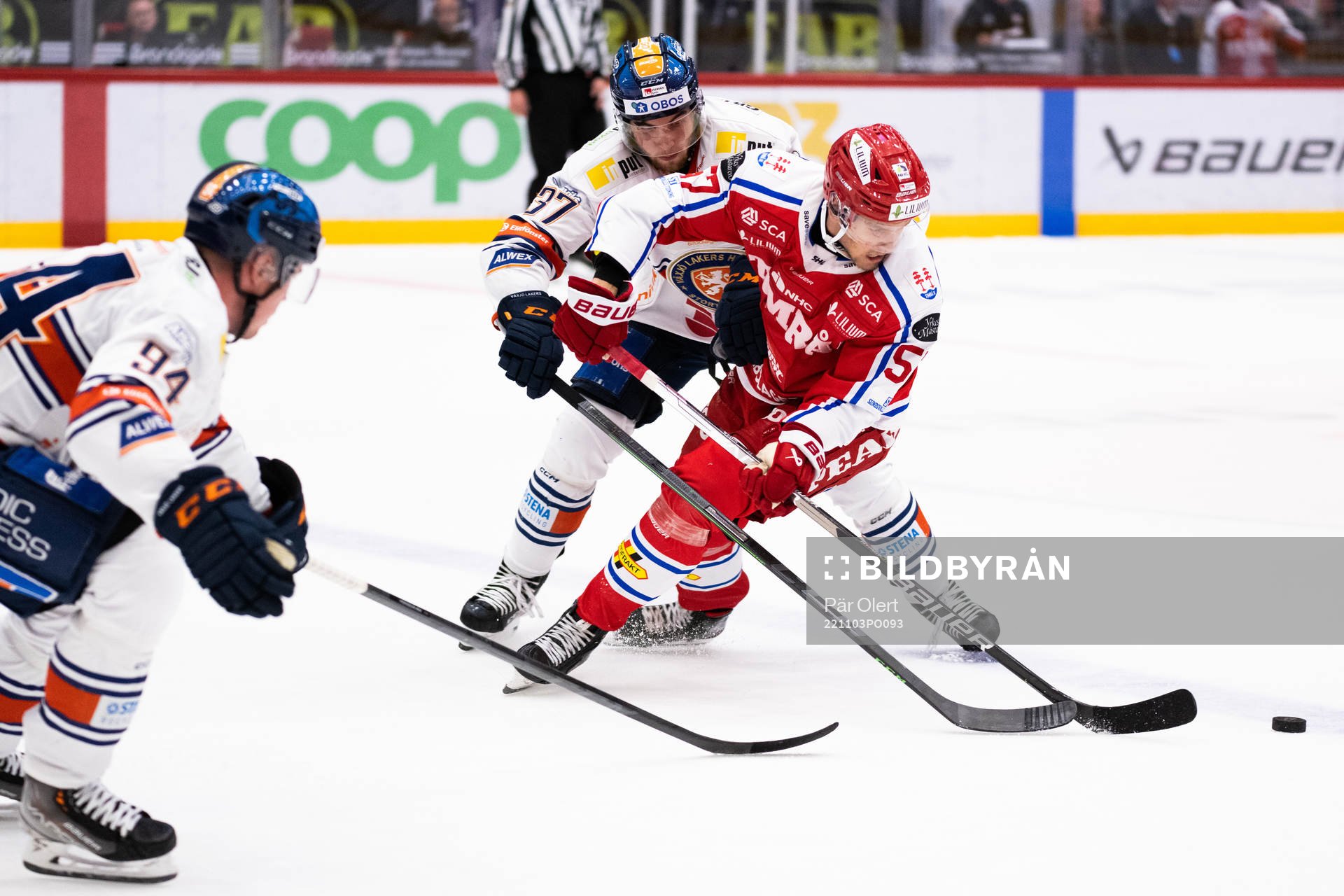 Växjös Glenn Gustafsson och Timrås Anton Wedin