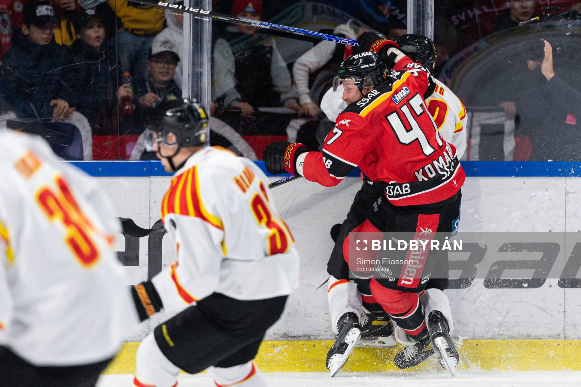 Luleås Leo Komarov och Brynäs Tom Hedberg