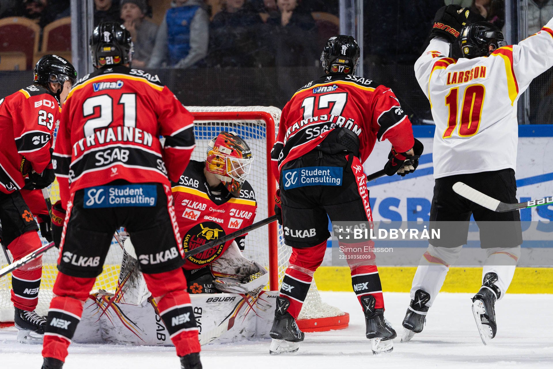 Brynäs Johan Larsson jublar