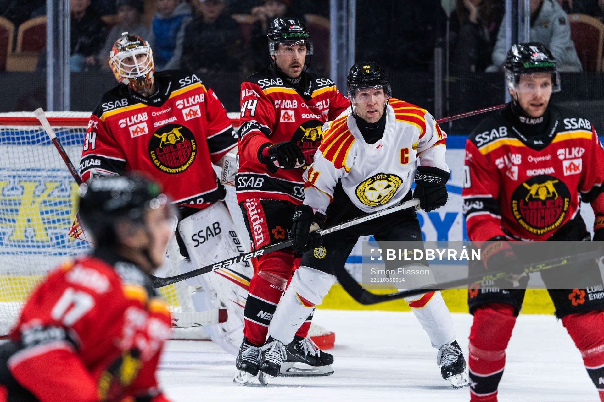 Luleås Jonathan Andersson och Brynäs Greg Scott