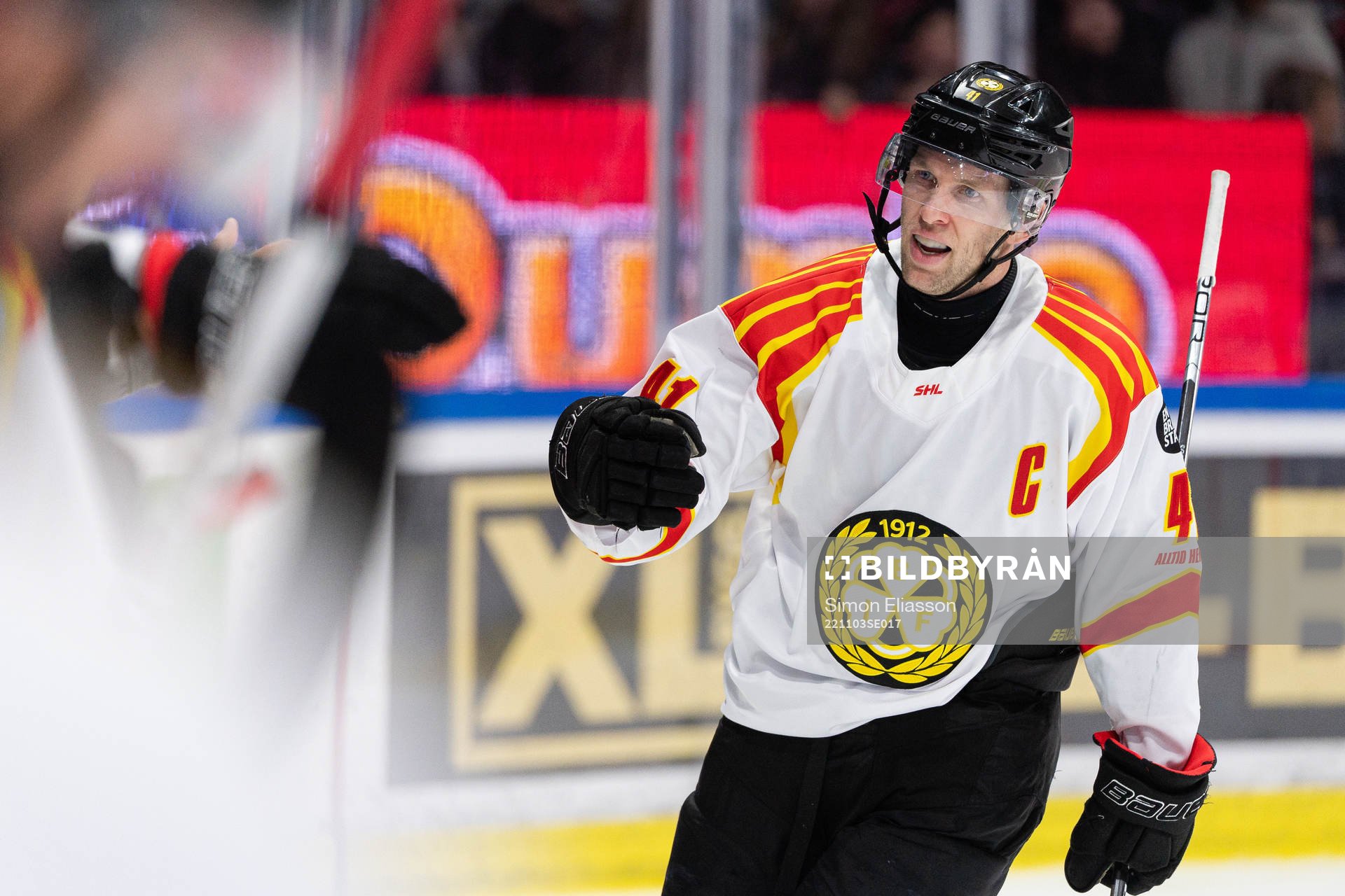 Brynäs Greg Scott jublar