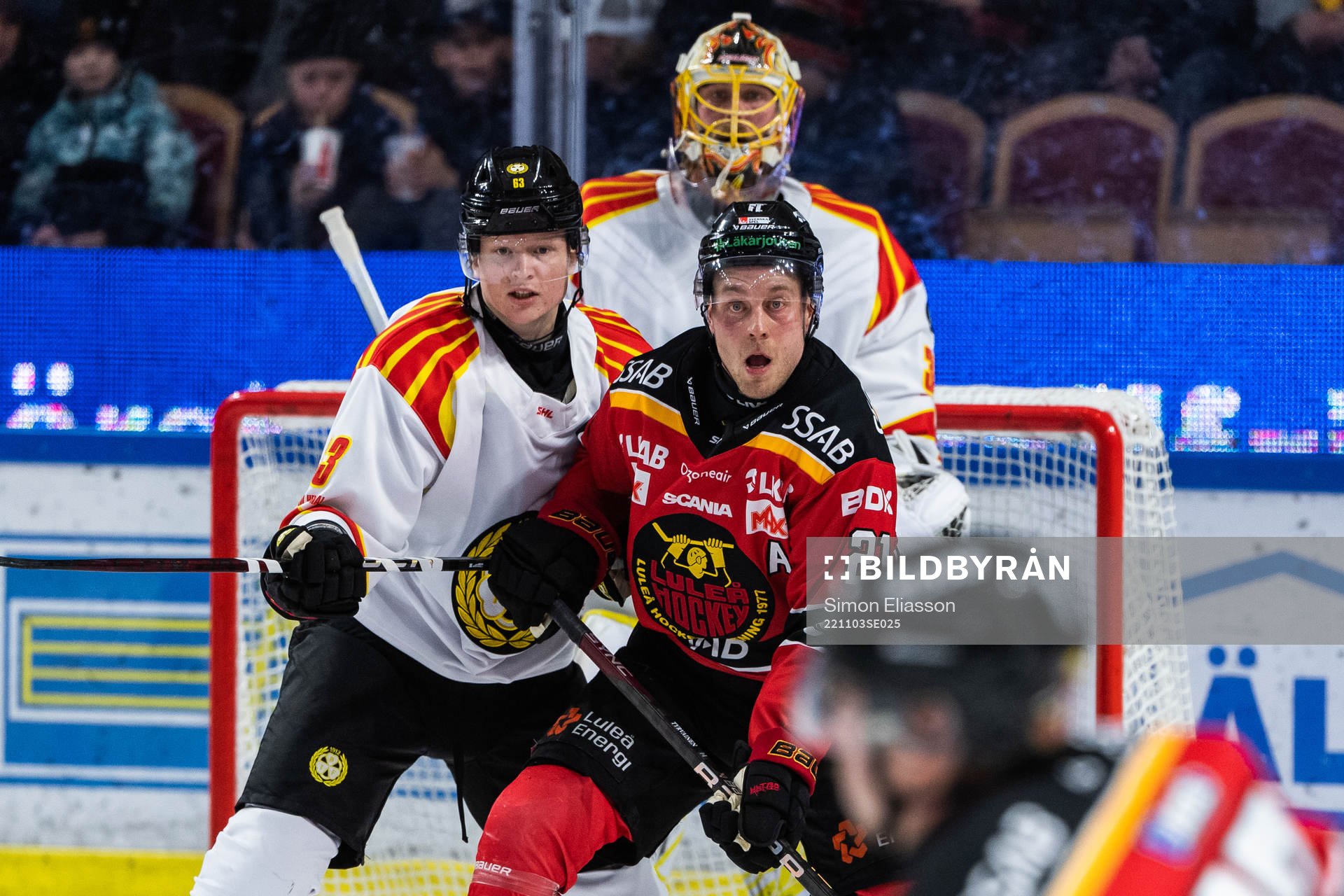 Brynäs Julius Bergman och Luleås Juhani Tyrväinen