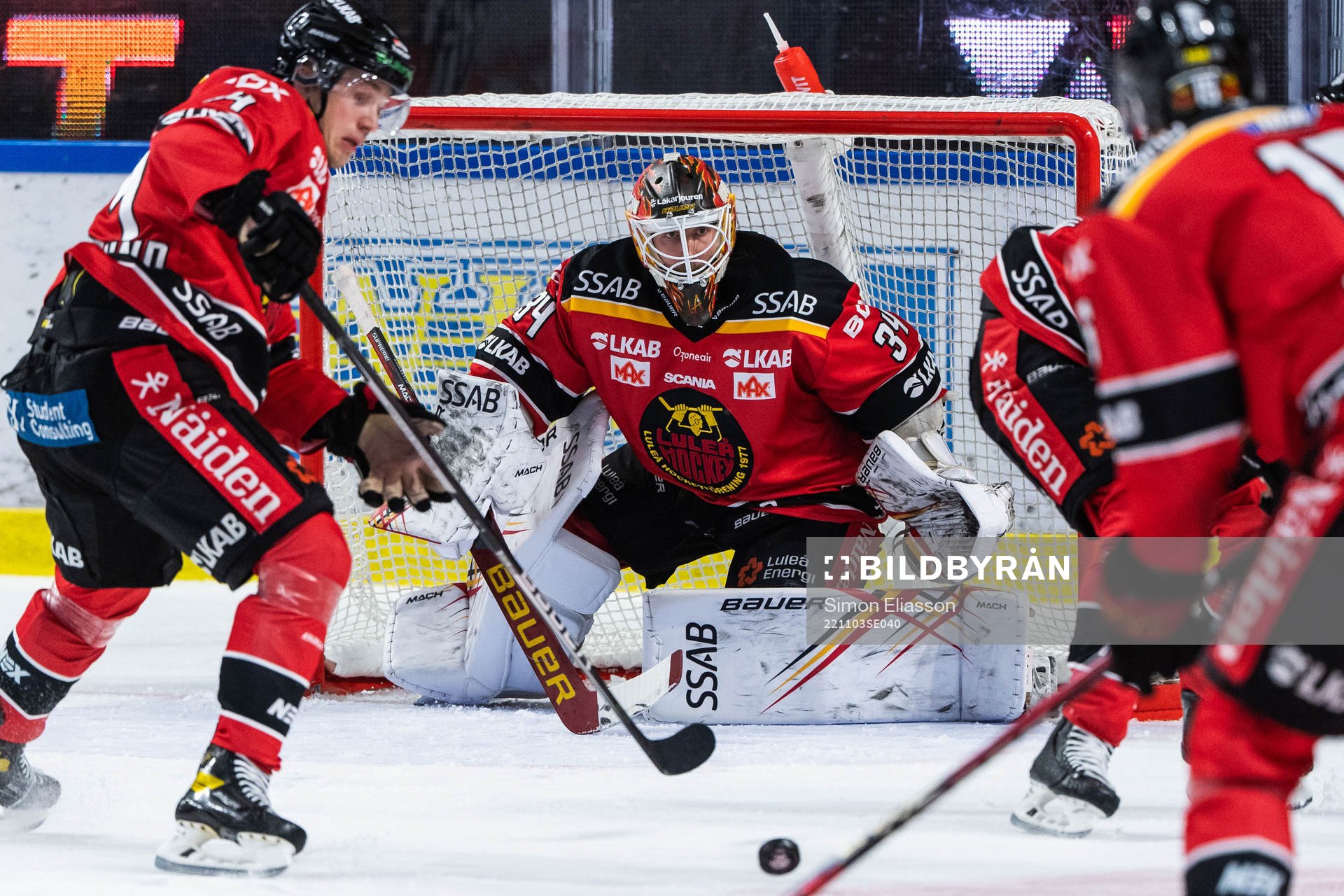 Luleås målvakt Joel Lassinantti