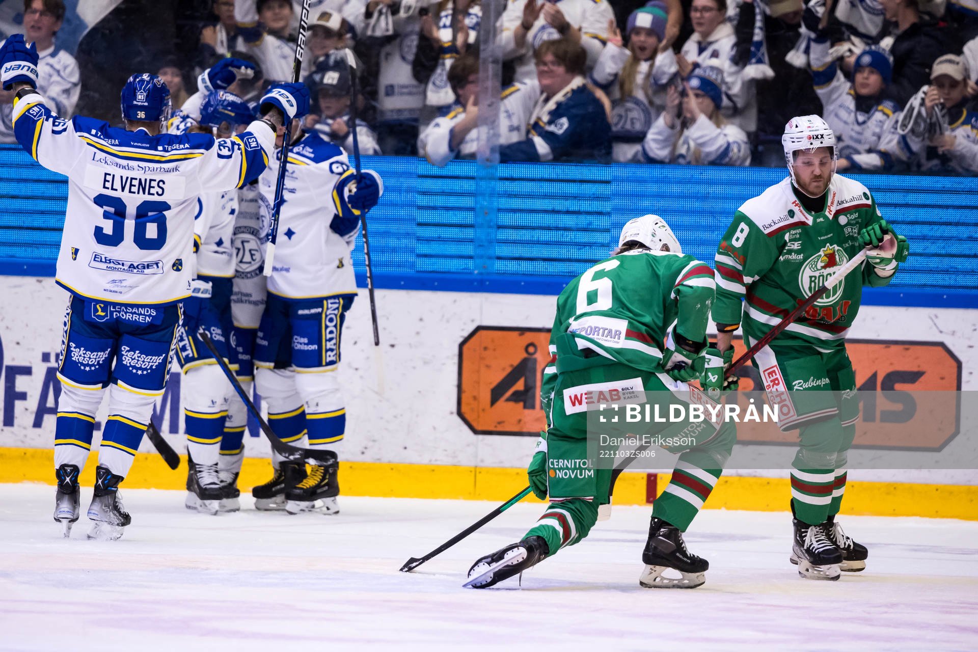 Leksands Lucas Elvenes jubel