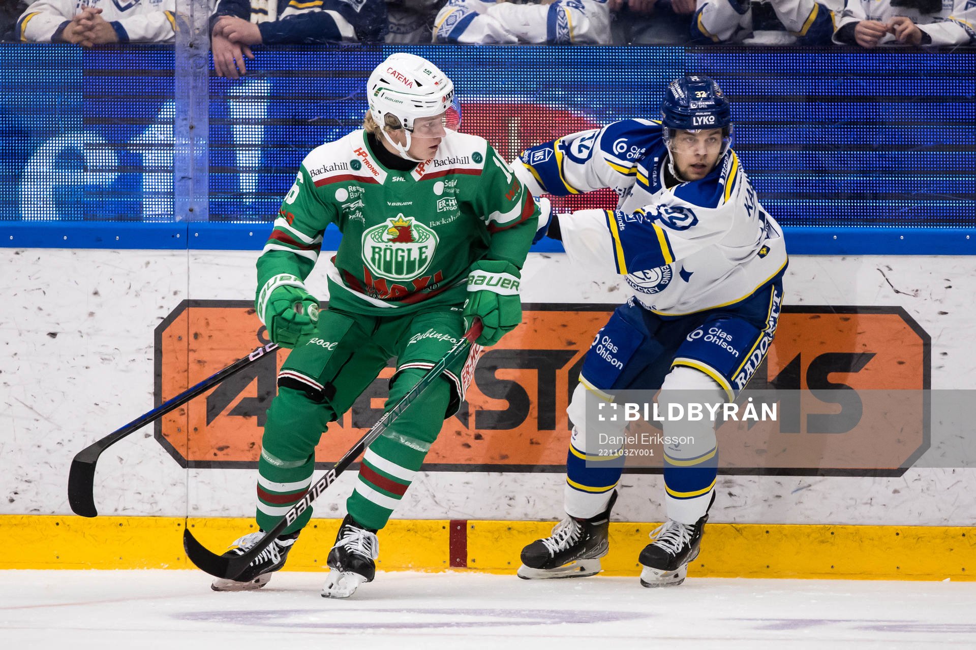 Rögles Theodor Niederbach och Leksands Jesper Kandergård
