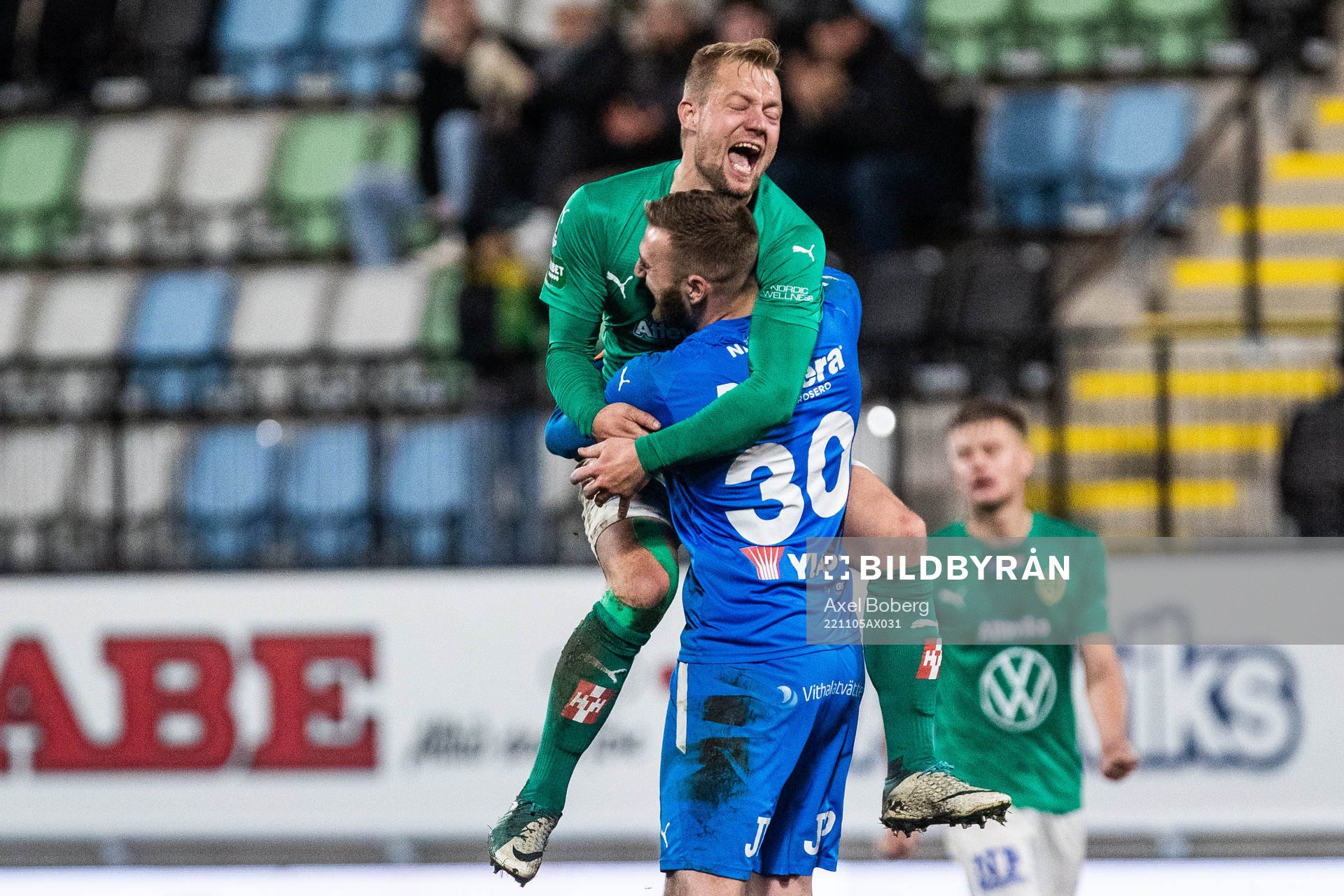 Jönköpings Södras Sebastian Crona och Alexander Nilsson