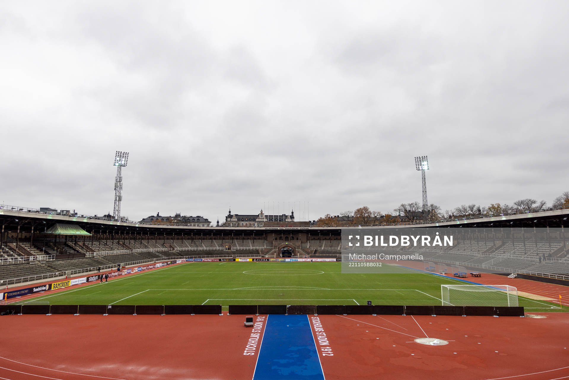 Generell vy av Stockholm Stadion