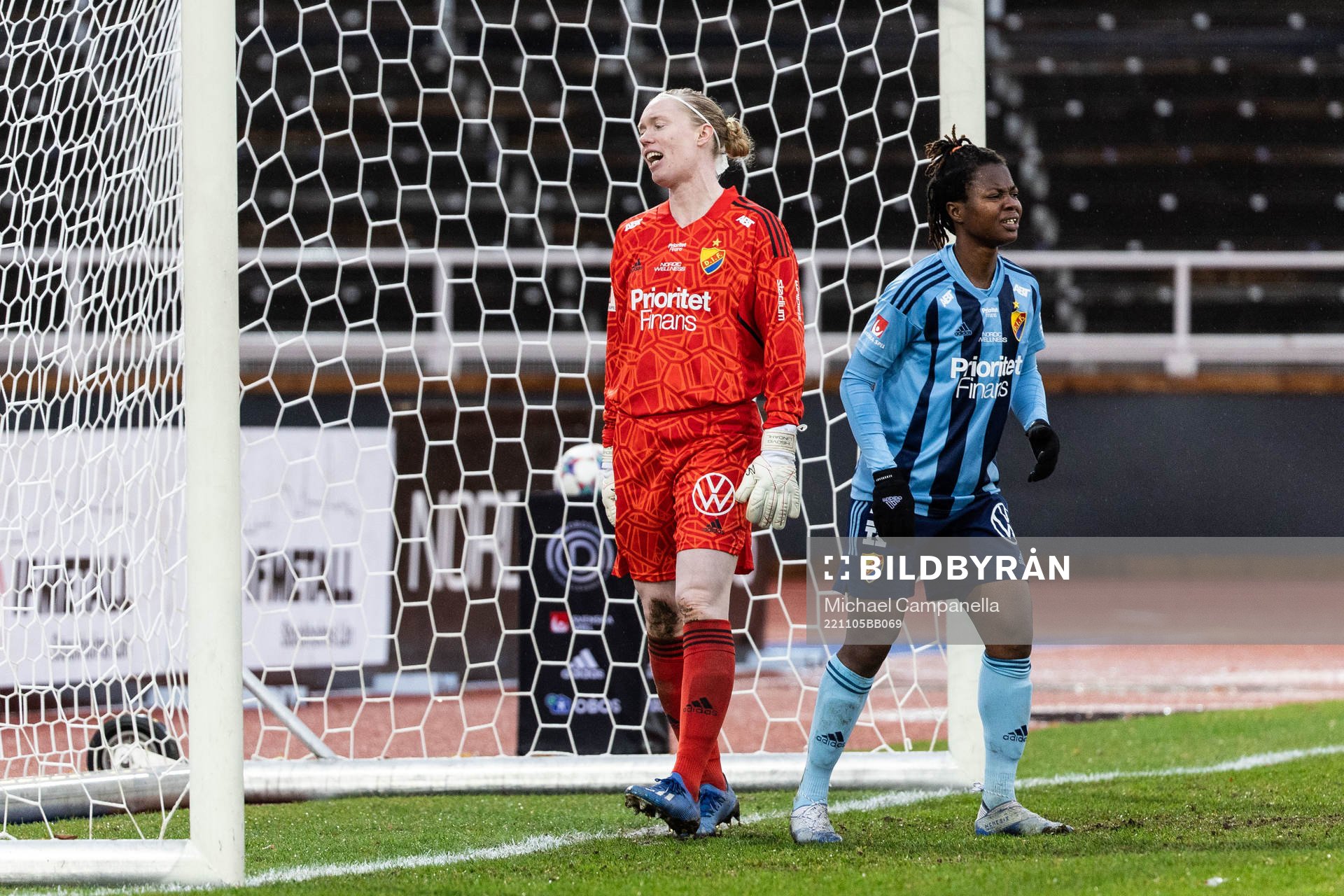 Djurgårdens målvakt Hedvig Lindahl deppar