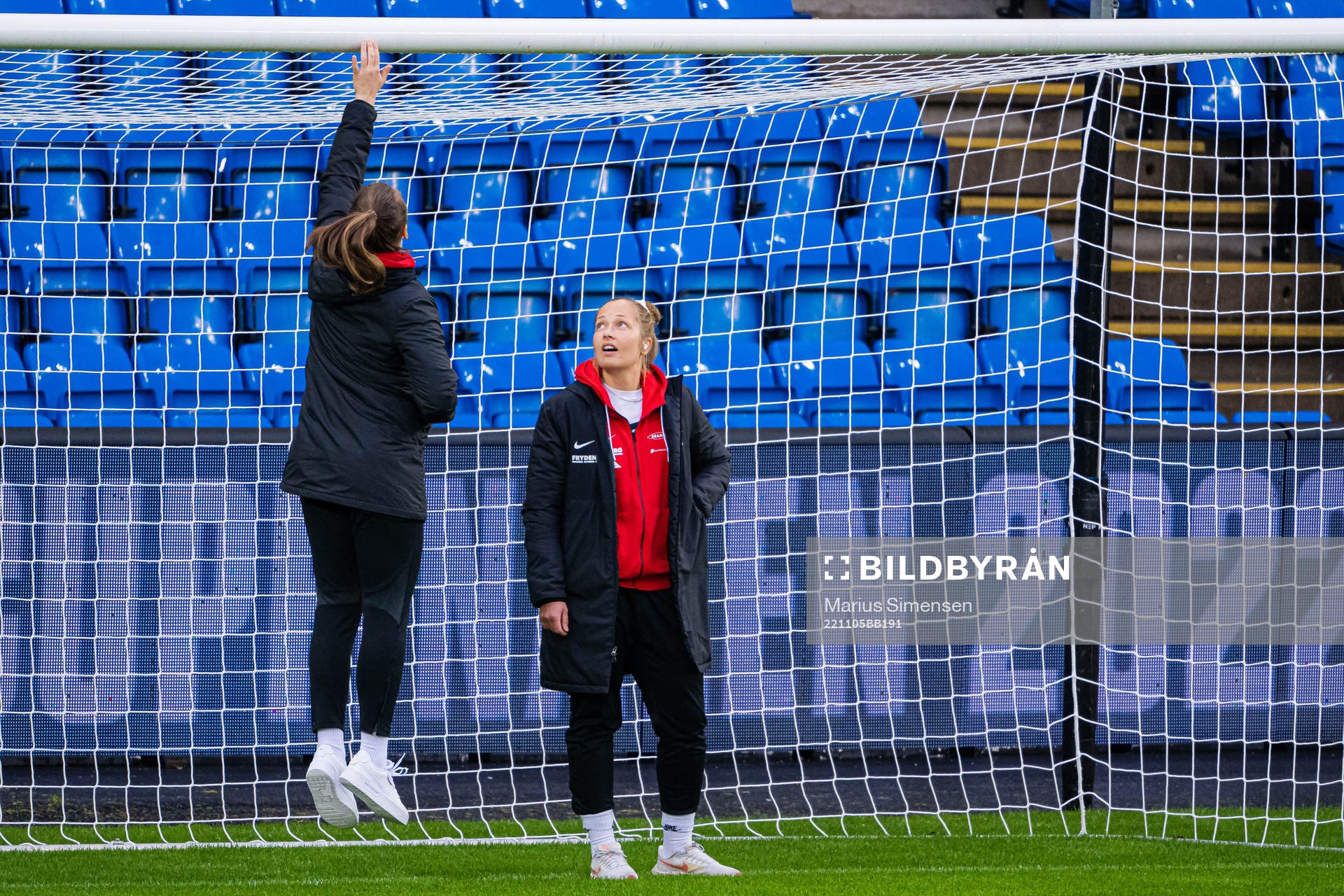 Sandra Stavenes and Aurora Mikalsen of Brann