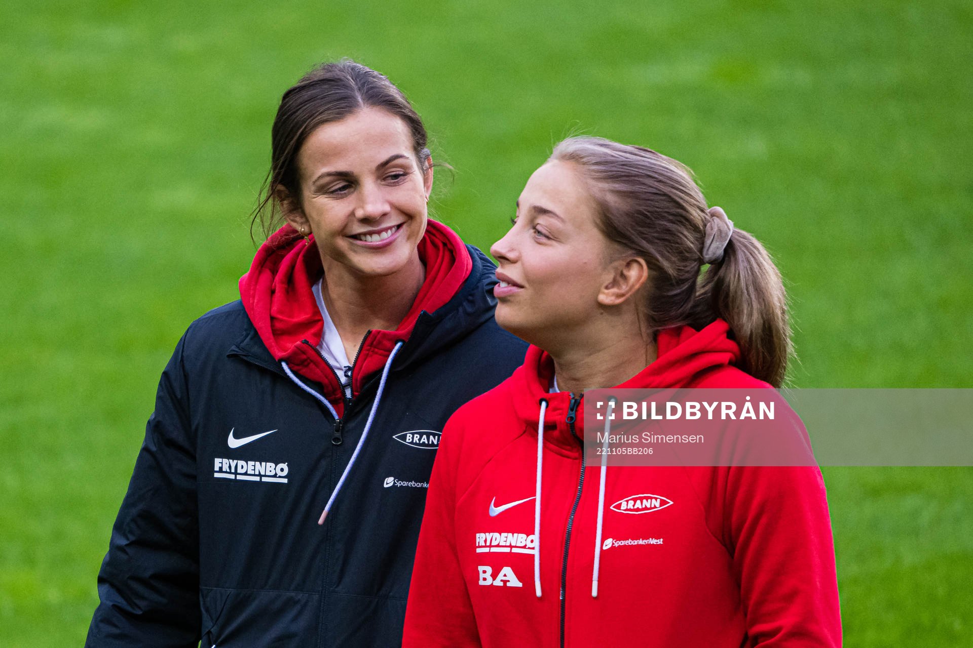 Tuva Hansen and Rikke Bogetveit Nygard of Brann