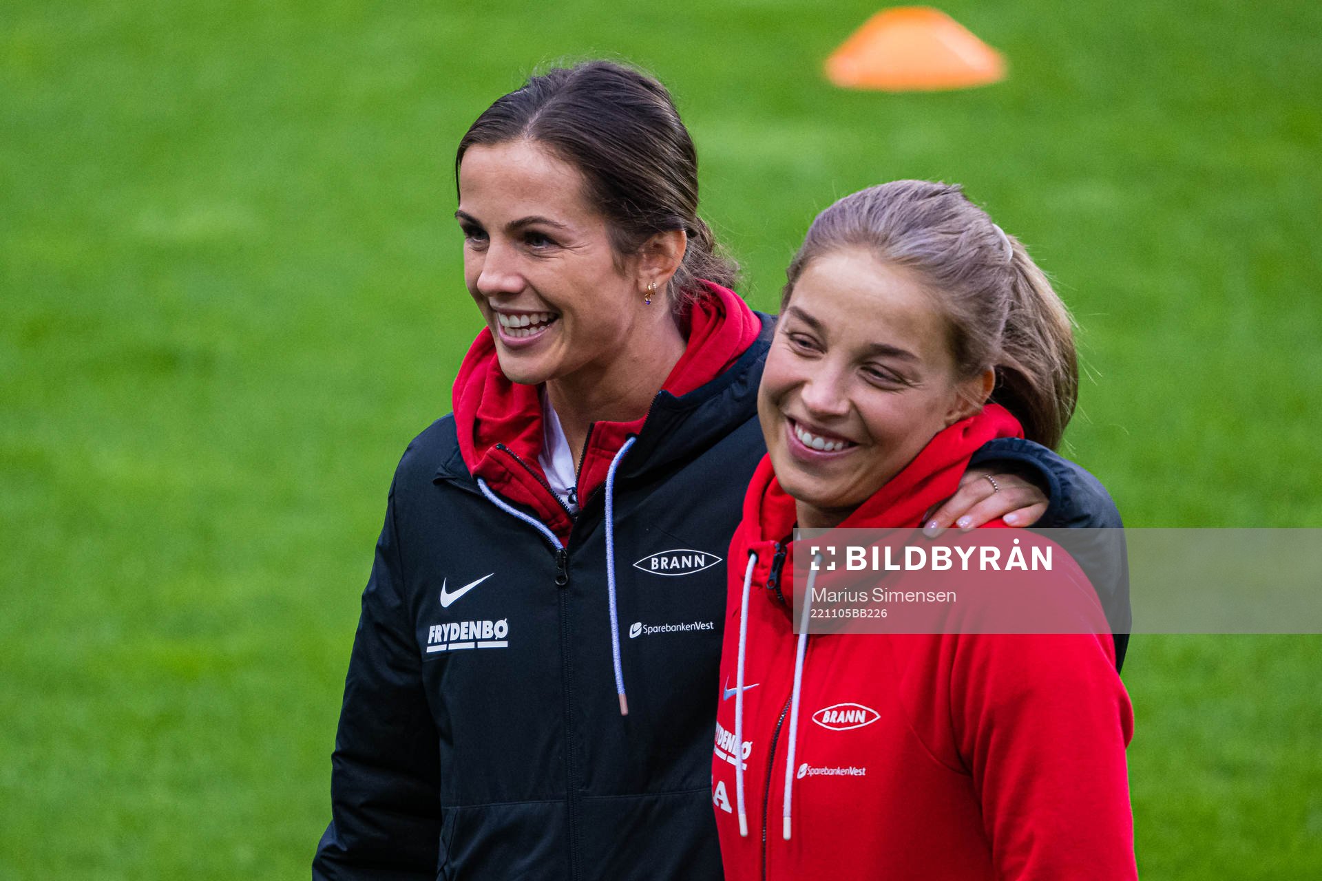 Tuva Hansen and Rikke Bogetveit Nygard of Brann