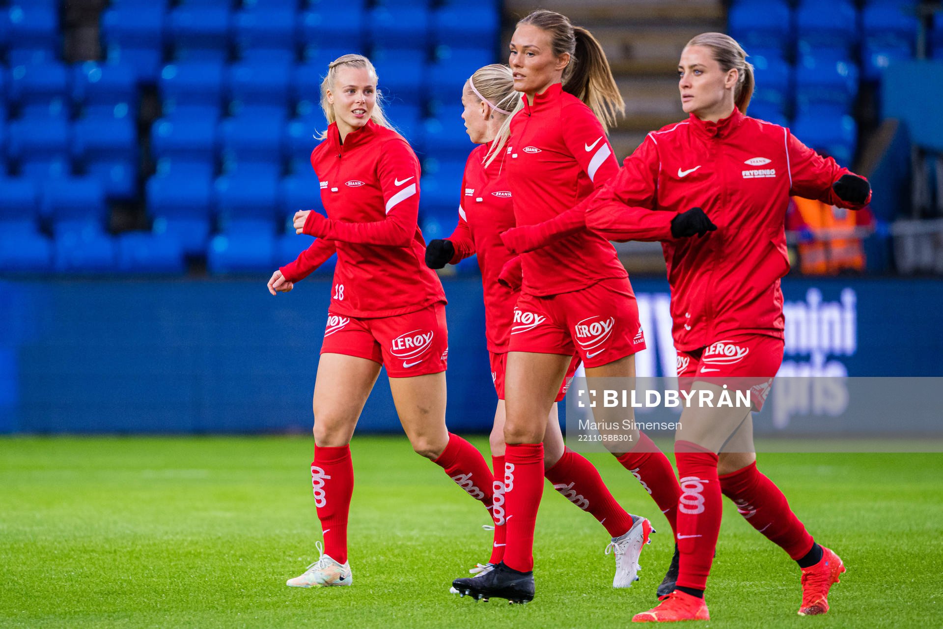 Nora Eide Lie, Ingrid Østervold Stenevik and Svava Ros