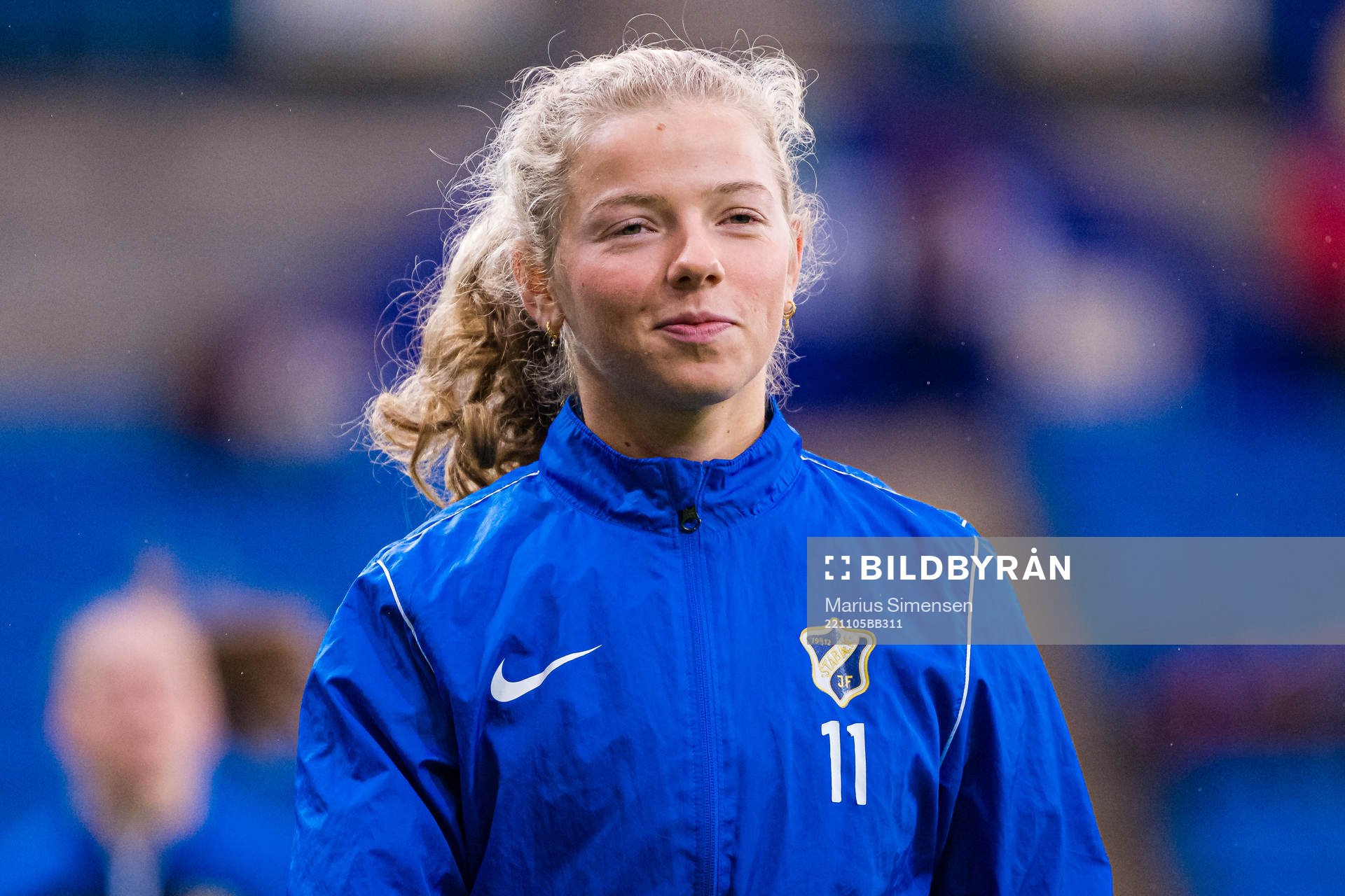 Justine Kvaleng Kielland of Stabæk warms up