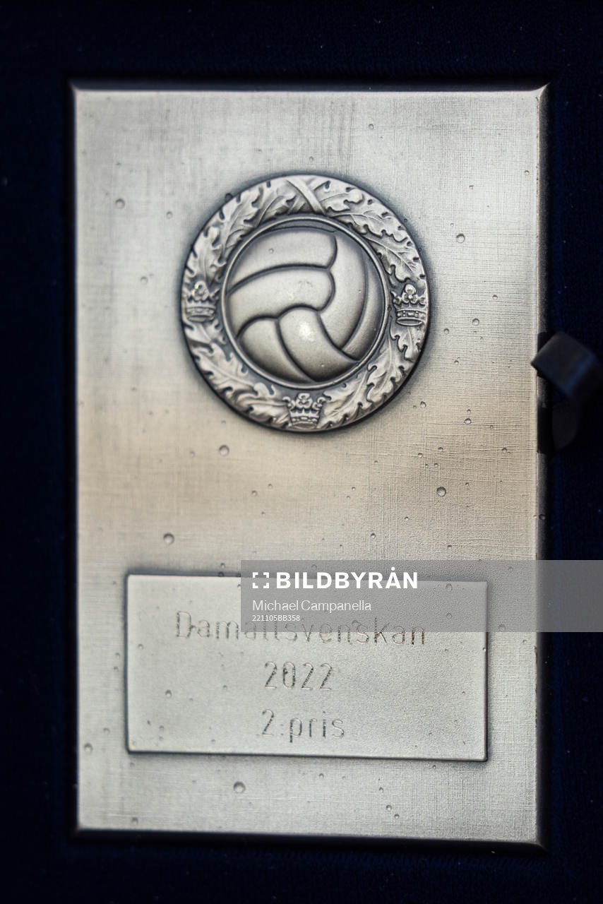Damallsvenskan 2022 silverplakat