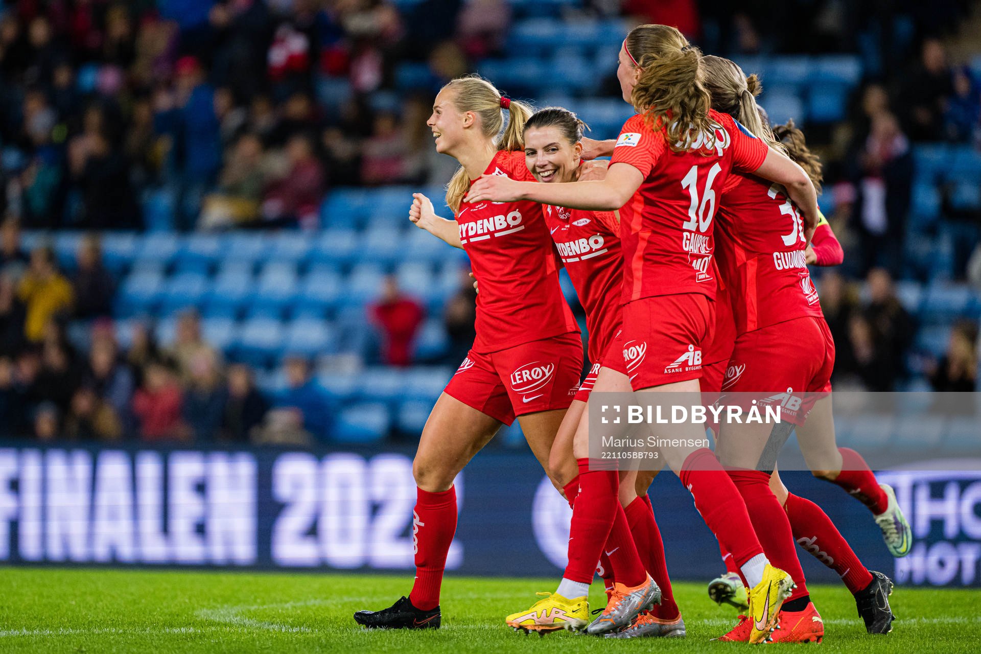 XXX during the women’s cup final match between Brann and