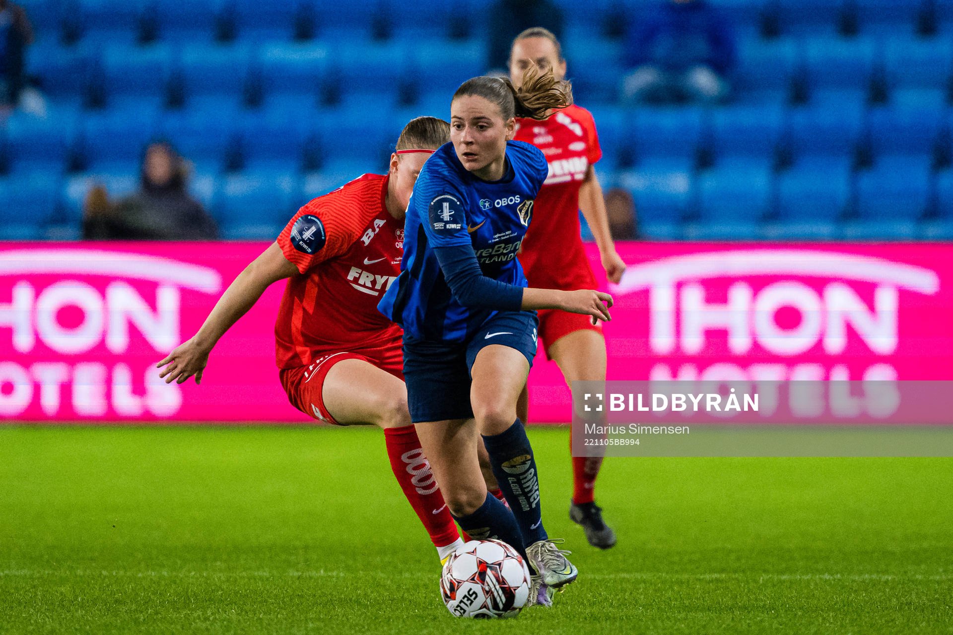 Smilla Vallotto of Stabæk during the women’s cup final match between Brann and Stabæk on November 5, 2022 in Oslo.