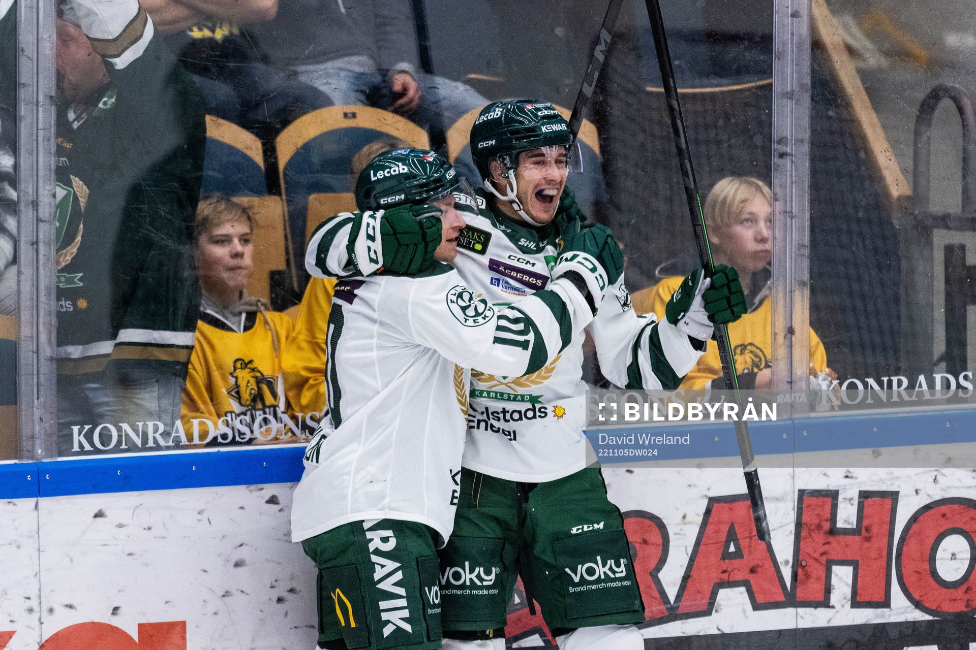 Färjestads Marcus Nilsson jublar