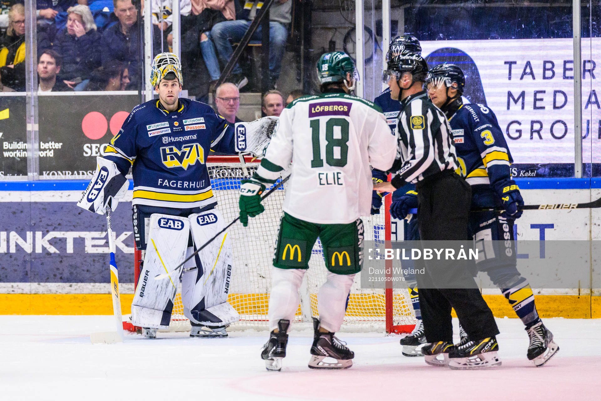 HV71s målvakt Joni Ortio
