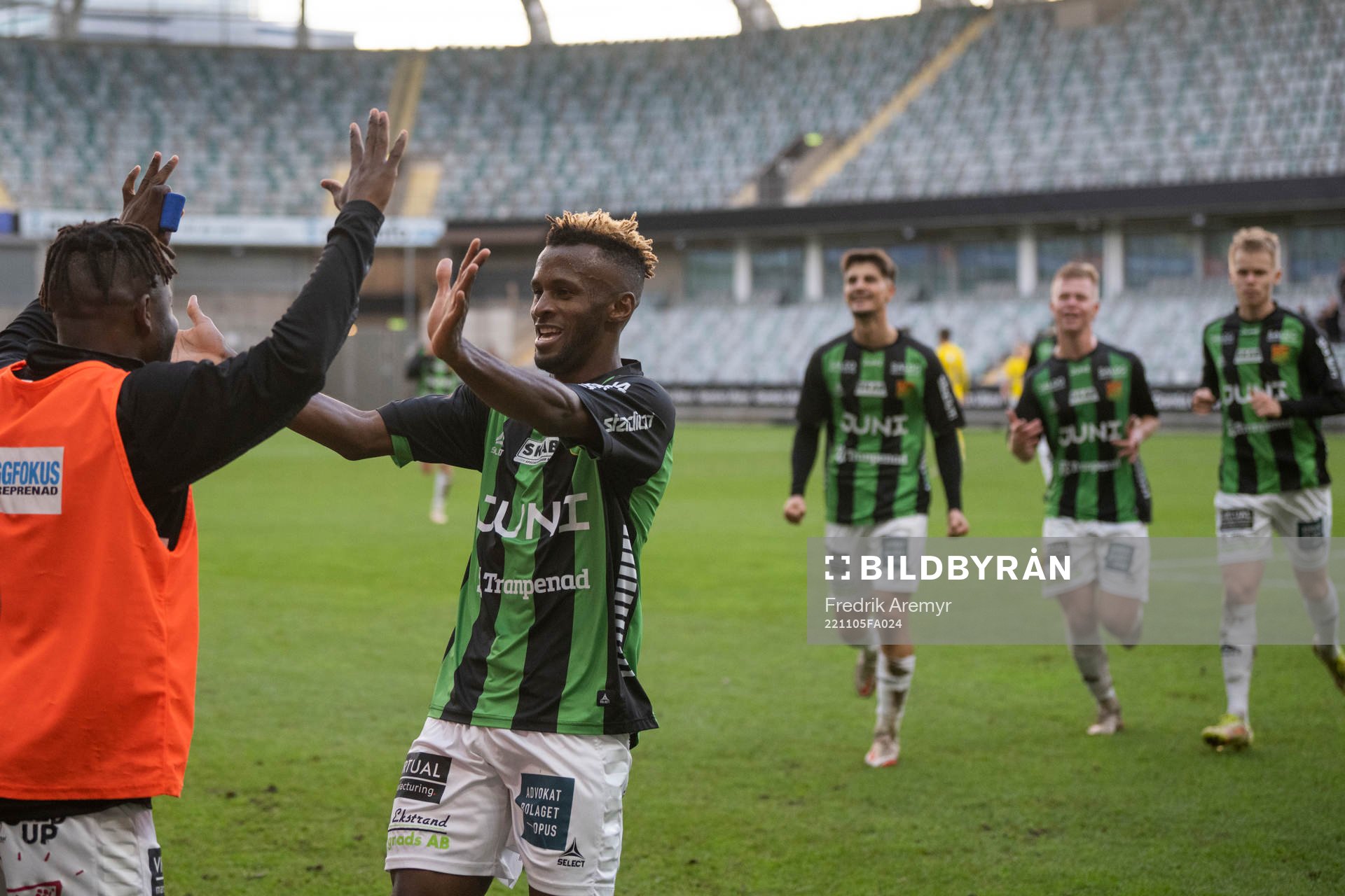 GAIS Michael Kargbo jublar