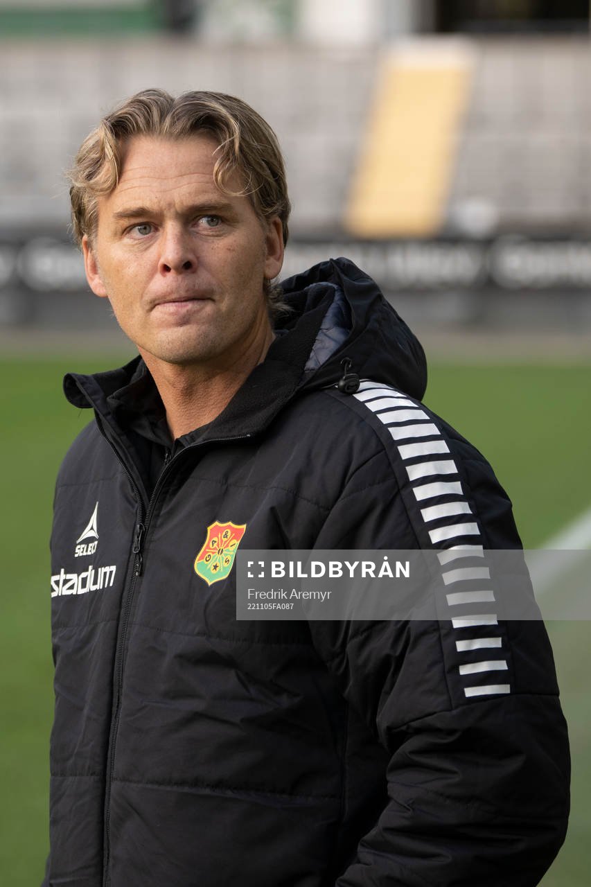 GAIS tränare Fredrik Holmberg